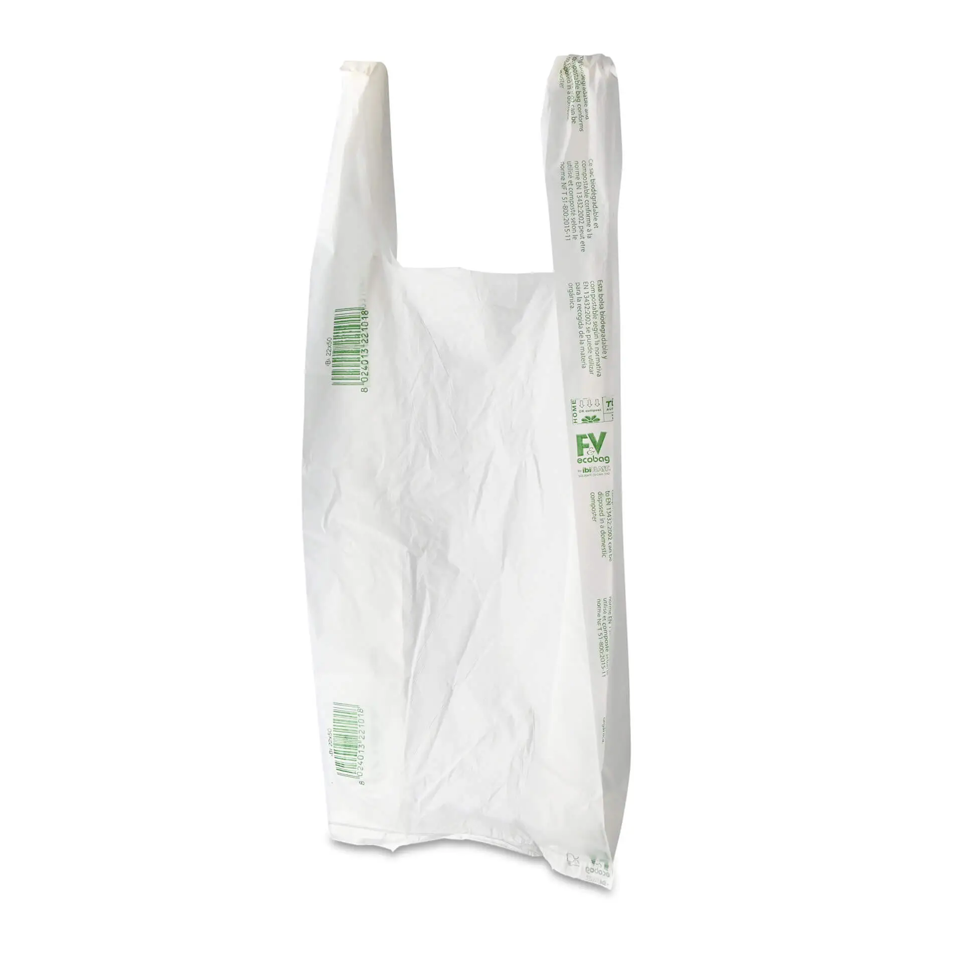 Mater-Bi®-bags 22 + 13 x 50 cm, 200 pieces per roll