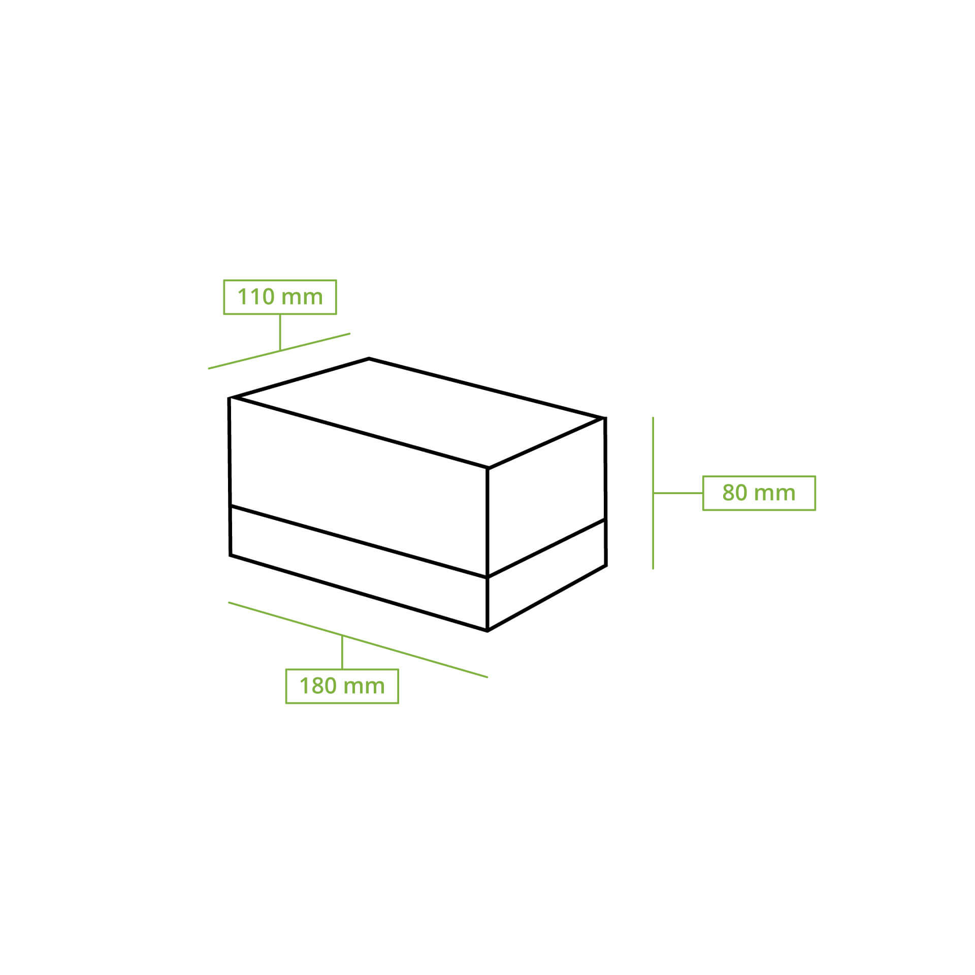 Cupcake Boxen (2er), Zellulose-Fenster, weiß