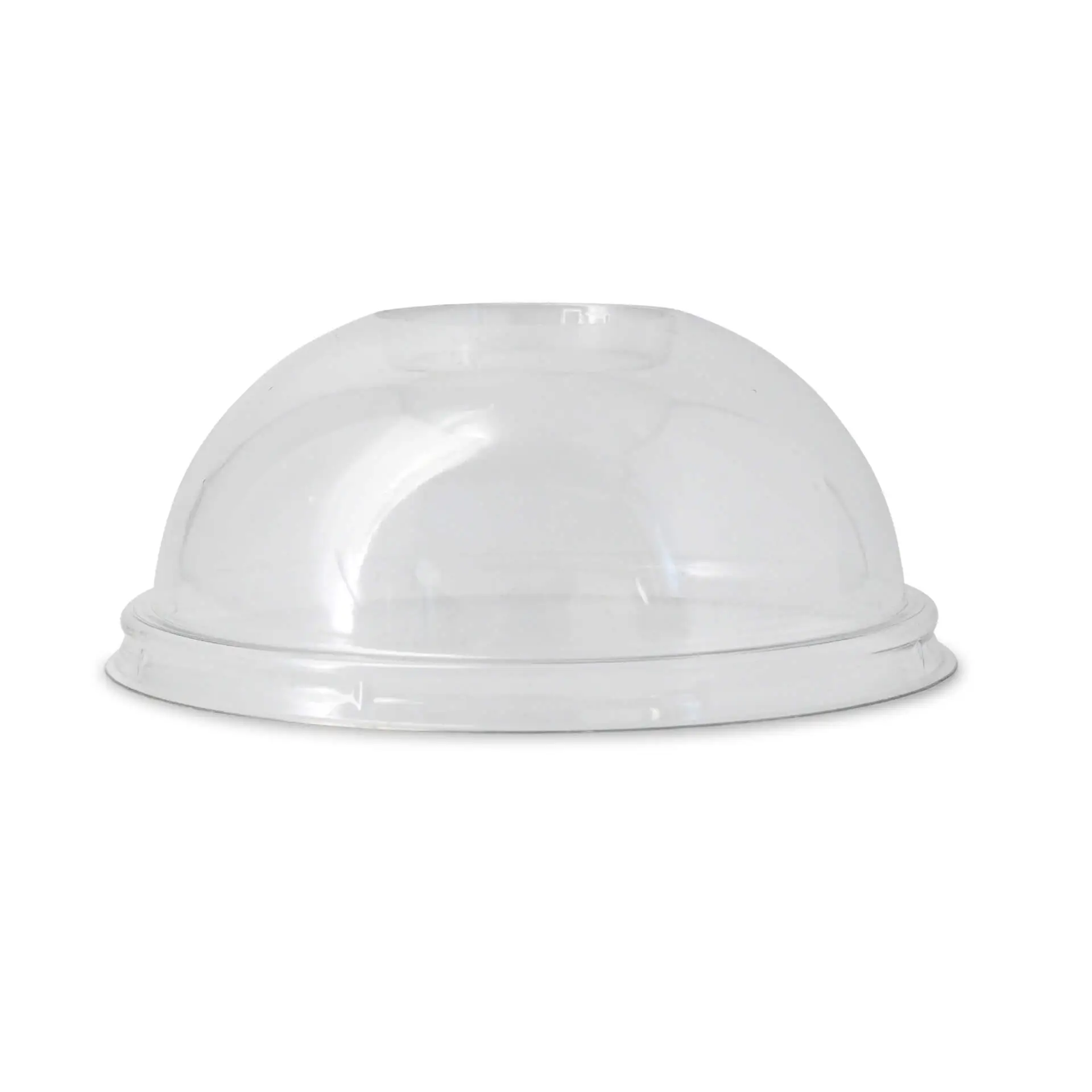 rPET dome lids Ø 95 mm, straw hole