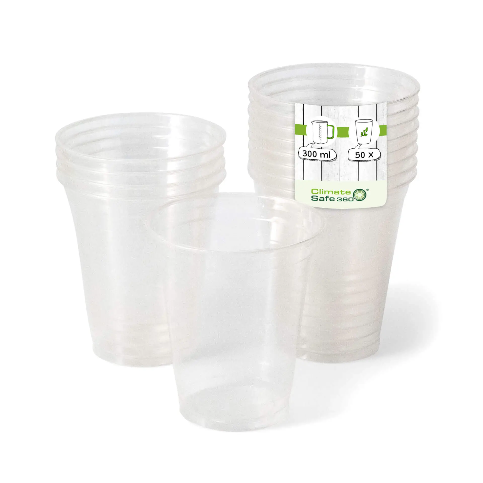 PLA-Klarbecher 300 ml / 12 oz, Ø 95 mm