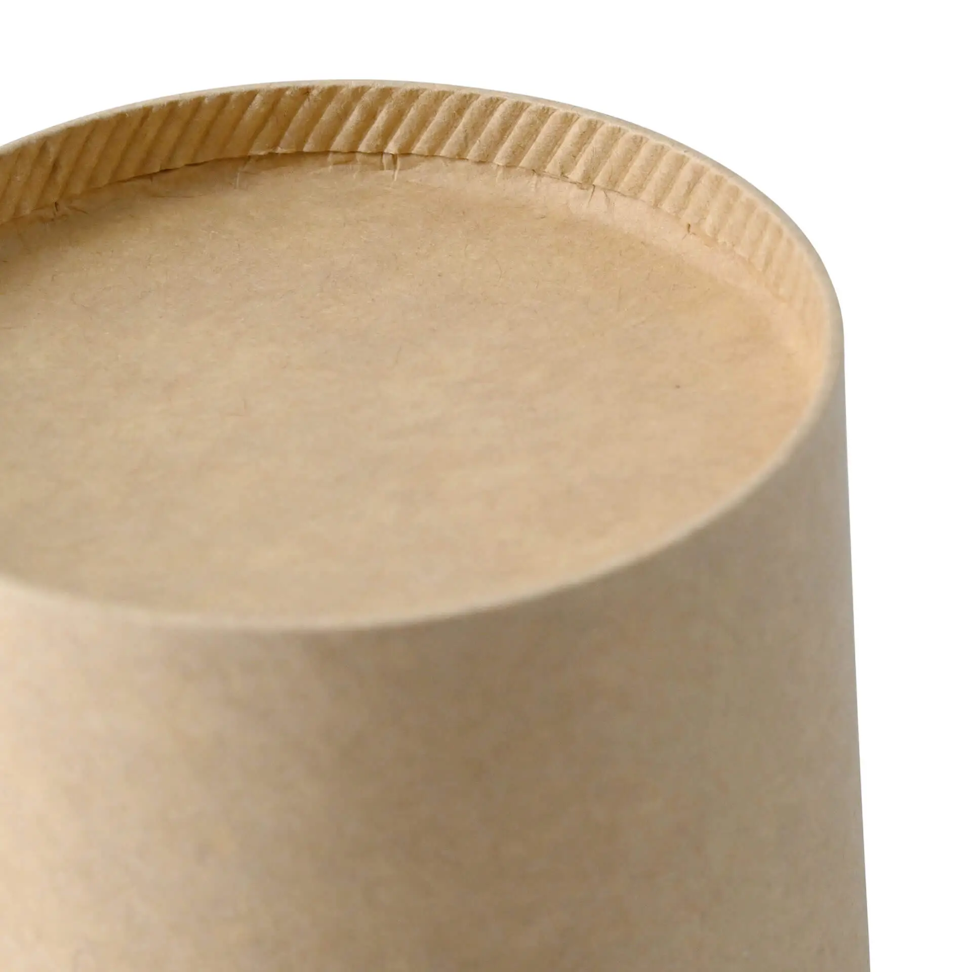 Soup cup to go made of cardboard 300 ml / 12 oz, Ø 90 mm, brown