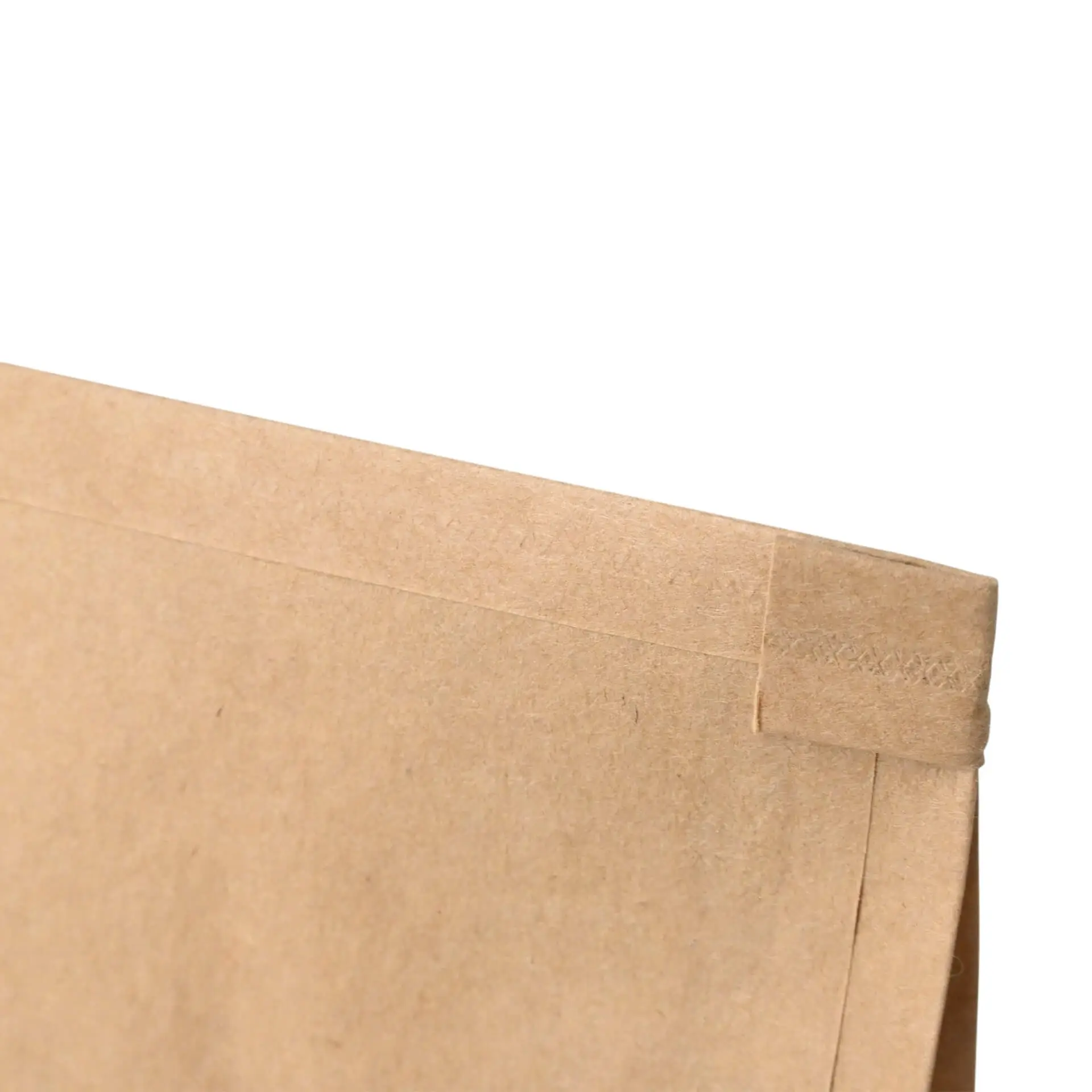 Block bottom bags with window M, 11.5 x 7 x 24,5 cm, PP-foil, brown, tin tie, kraft paper