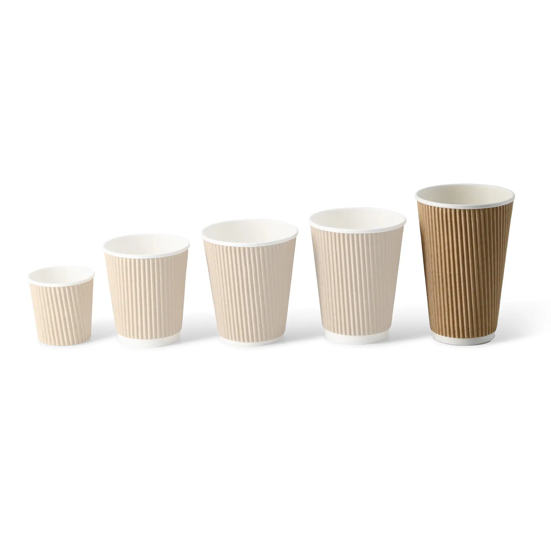 16 oz Ripple cup / Coffee Cups, Ø 90 mm, kraft