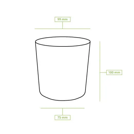 Mehrweg-Becher "merways Cup" 400 ml, Ø 95 mm, Karamell / braun