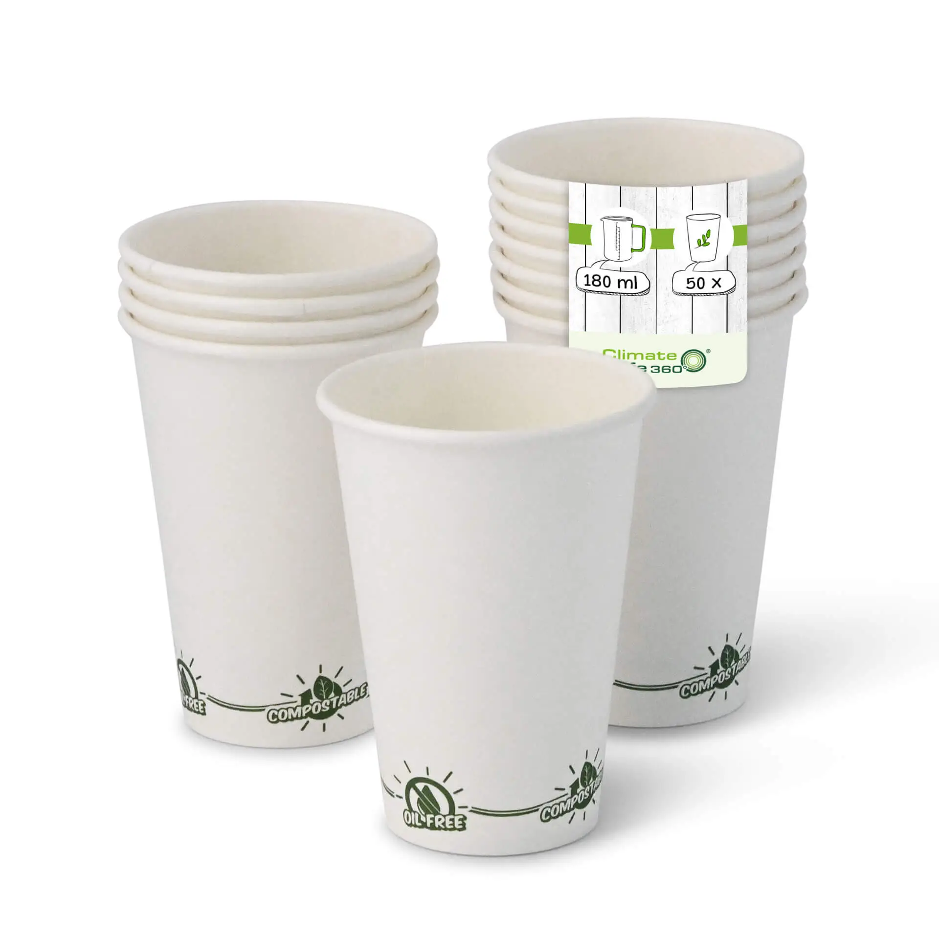 7,5 oz Vending paper cups ‘EcoUp©’