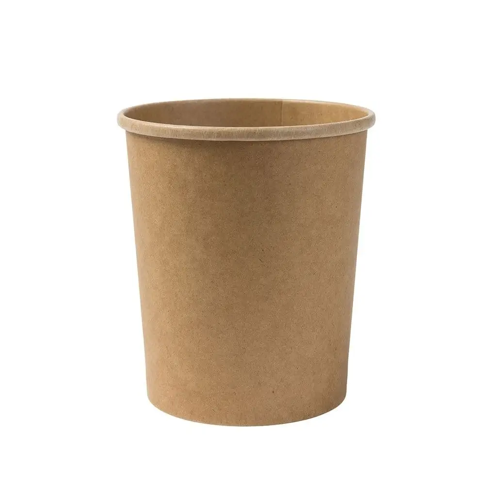 32 oz Cardboard Soup cups (Premium), Ø 115 mm, kraft