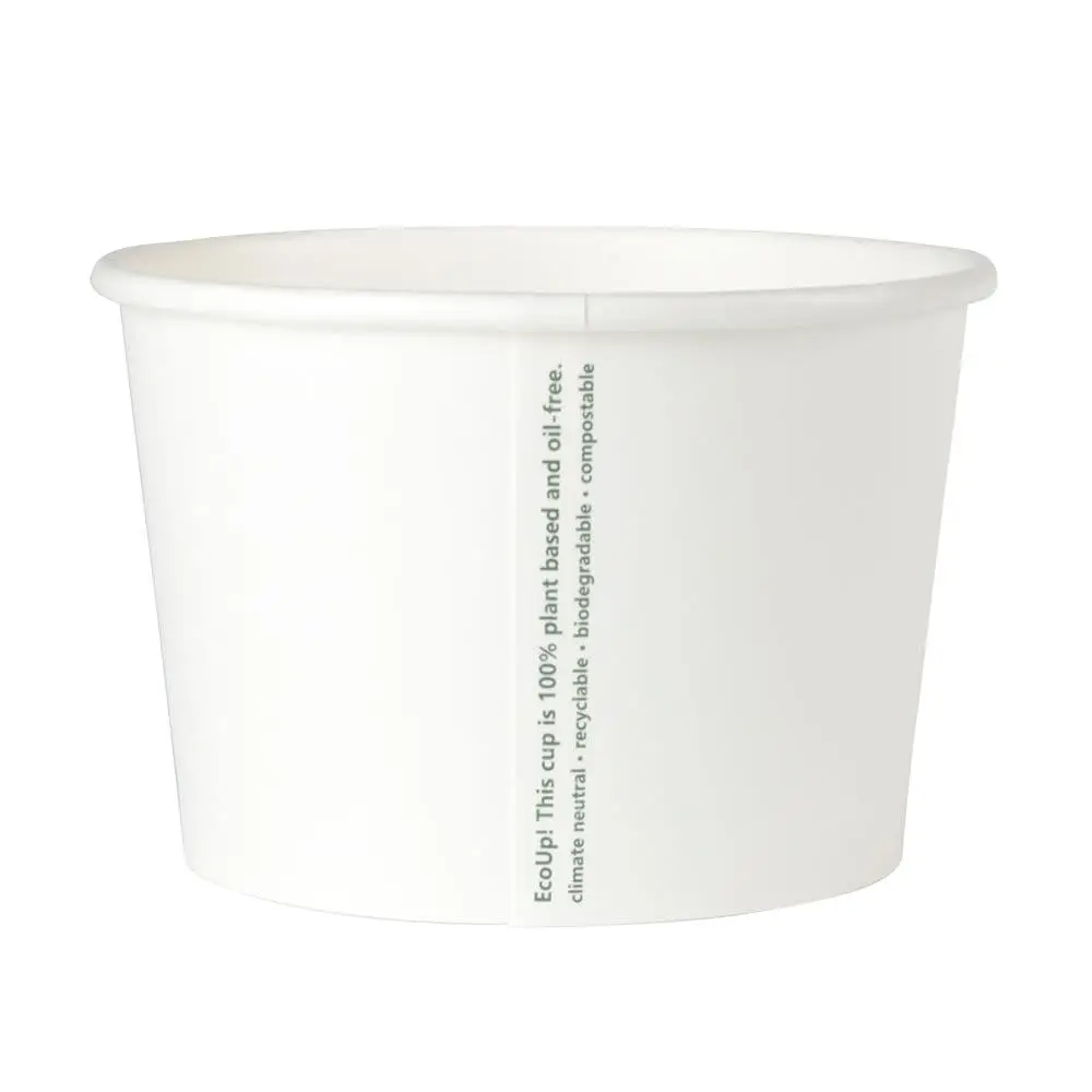 Cardboard-universal cups 400 ml / 16 oz, Ø 115 mm, white