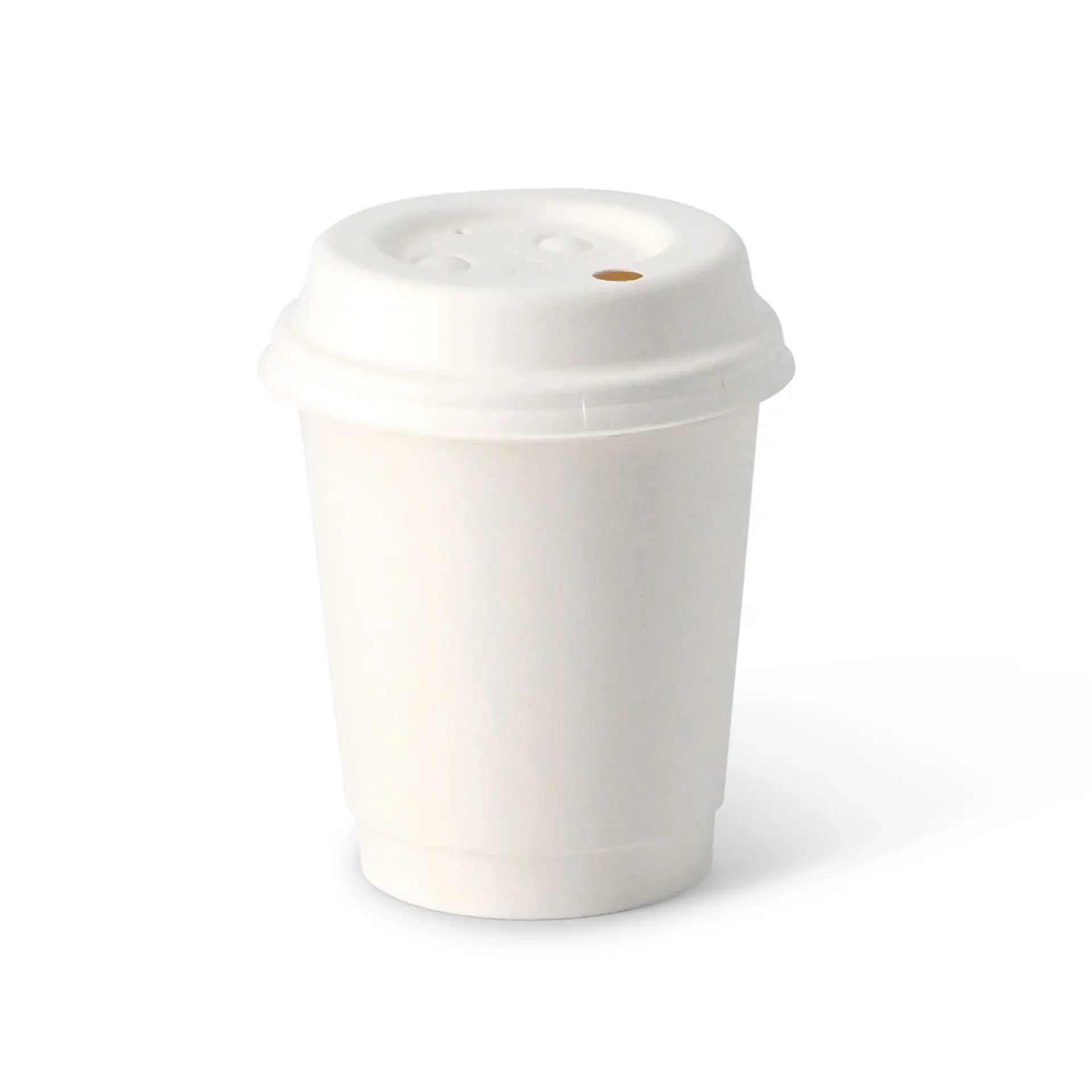 Kaffee to go Becher aus Pappe, doppelwandig, 200 ml / 8 oz, Ø 80 mm, weiß