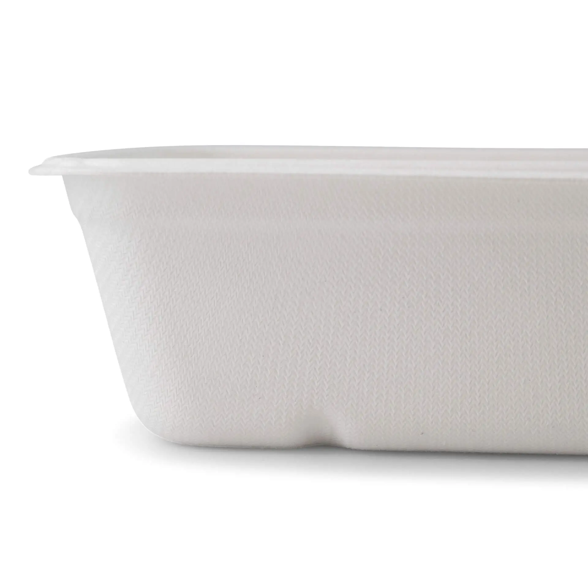 Sugarcane-bowls 17 x 12 x 5 cm 500 ml, rectangular