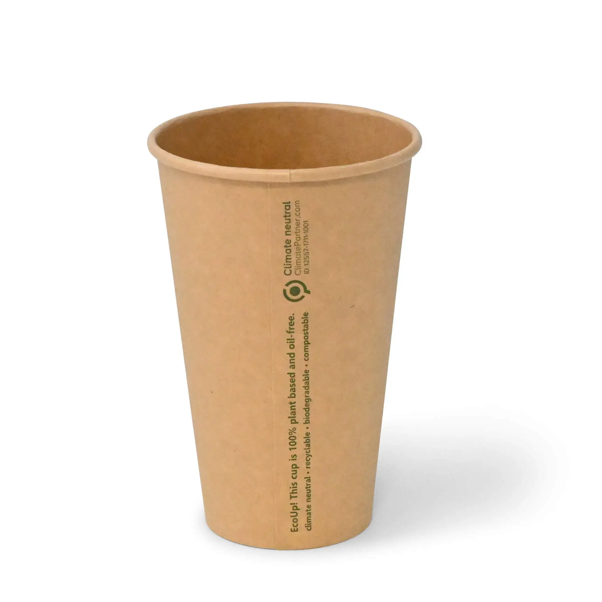 16 oz Paper cups single wall, Ø 90 mm, kraft