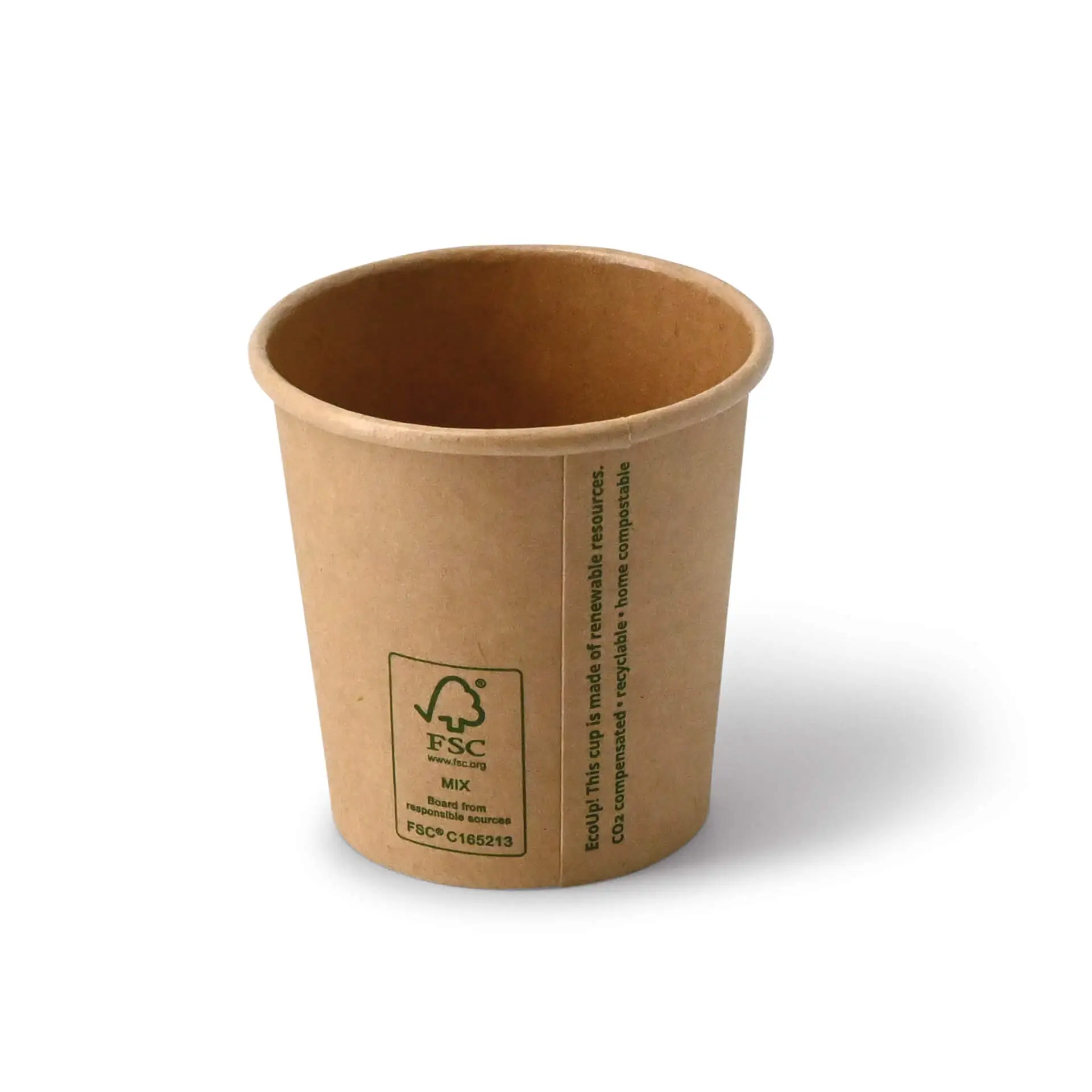 4 oz Paper cups single wall, Ø 62 mm, kraft