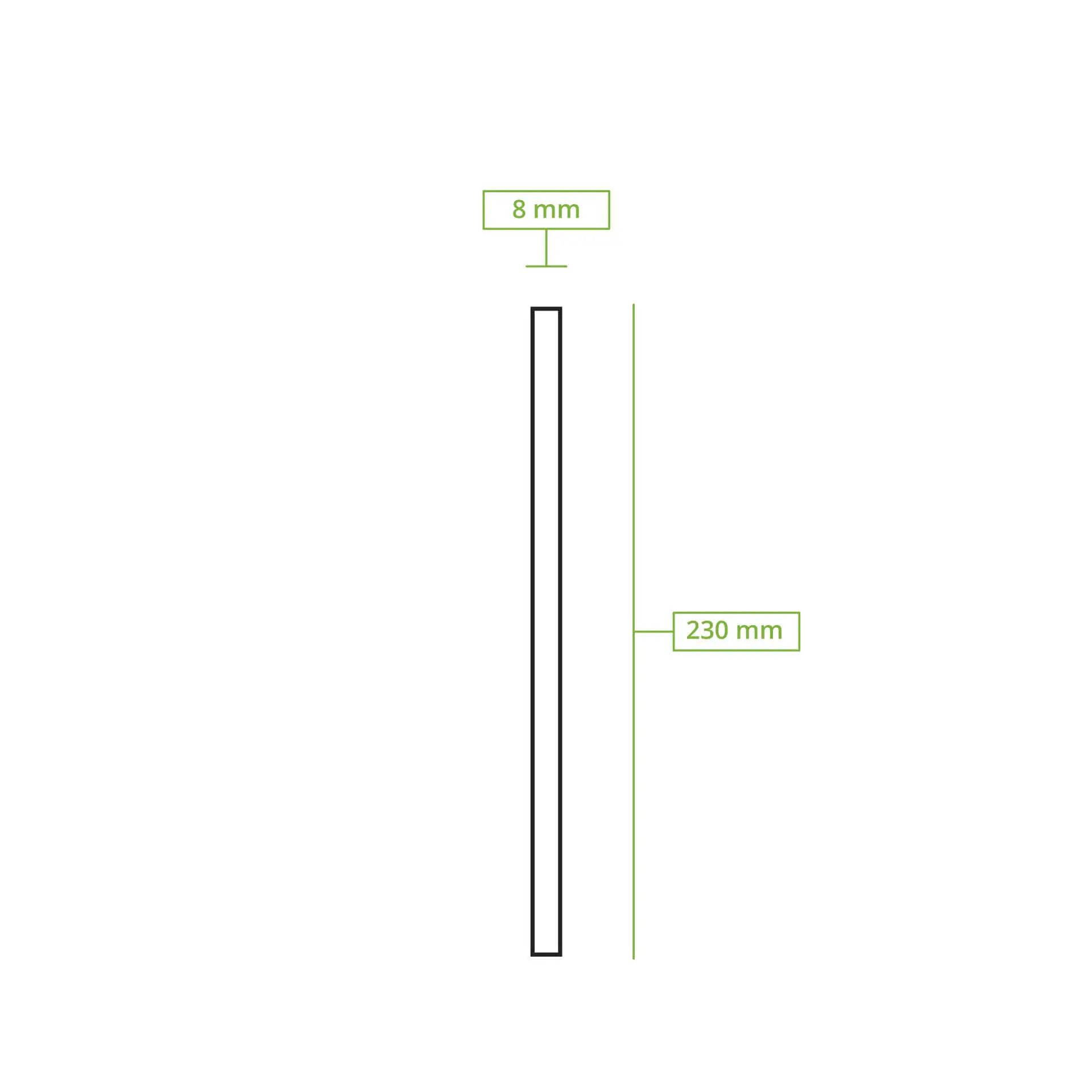 Trinkhalme Jumbo aus Papier 23 cm, Ø 0,8 cm, pastell gestreift