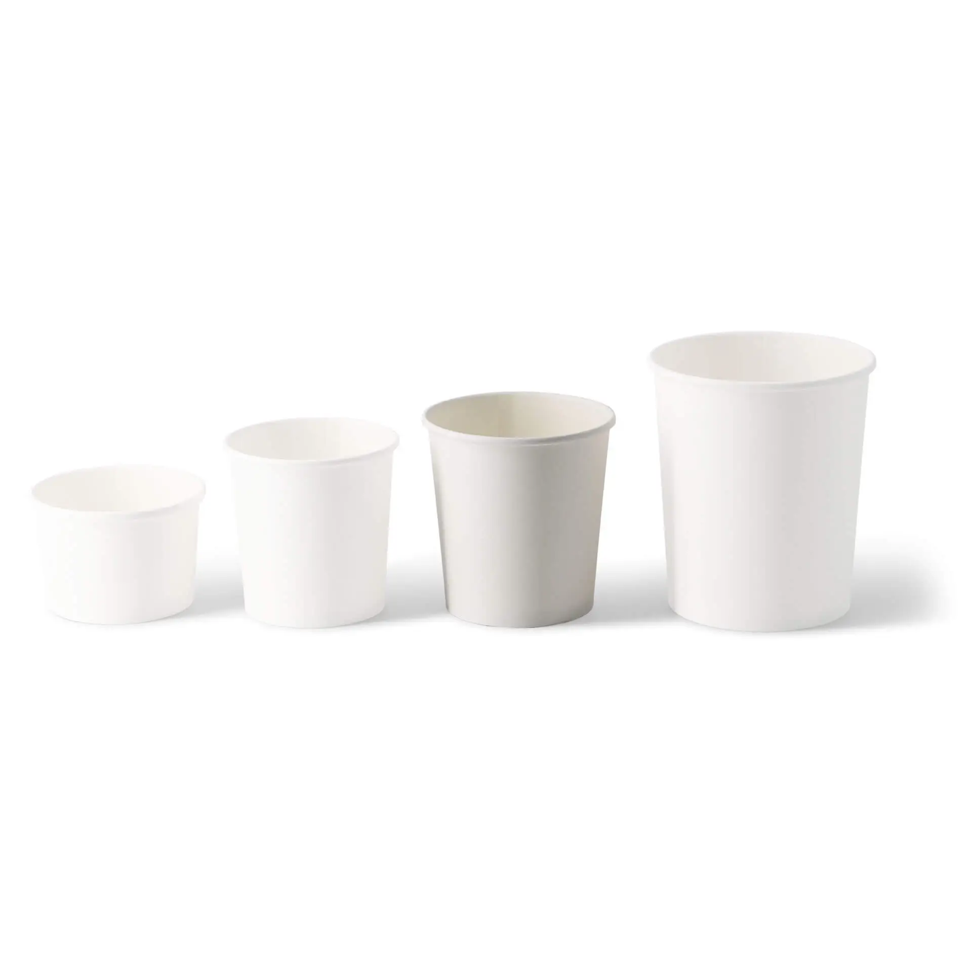 Soup cup to go made of cardboard (Premium) 16 oz, Ø 95 mm, white