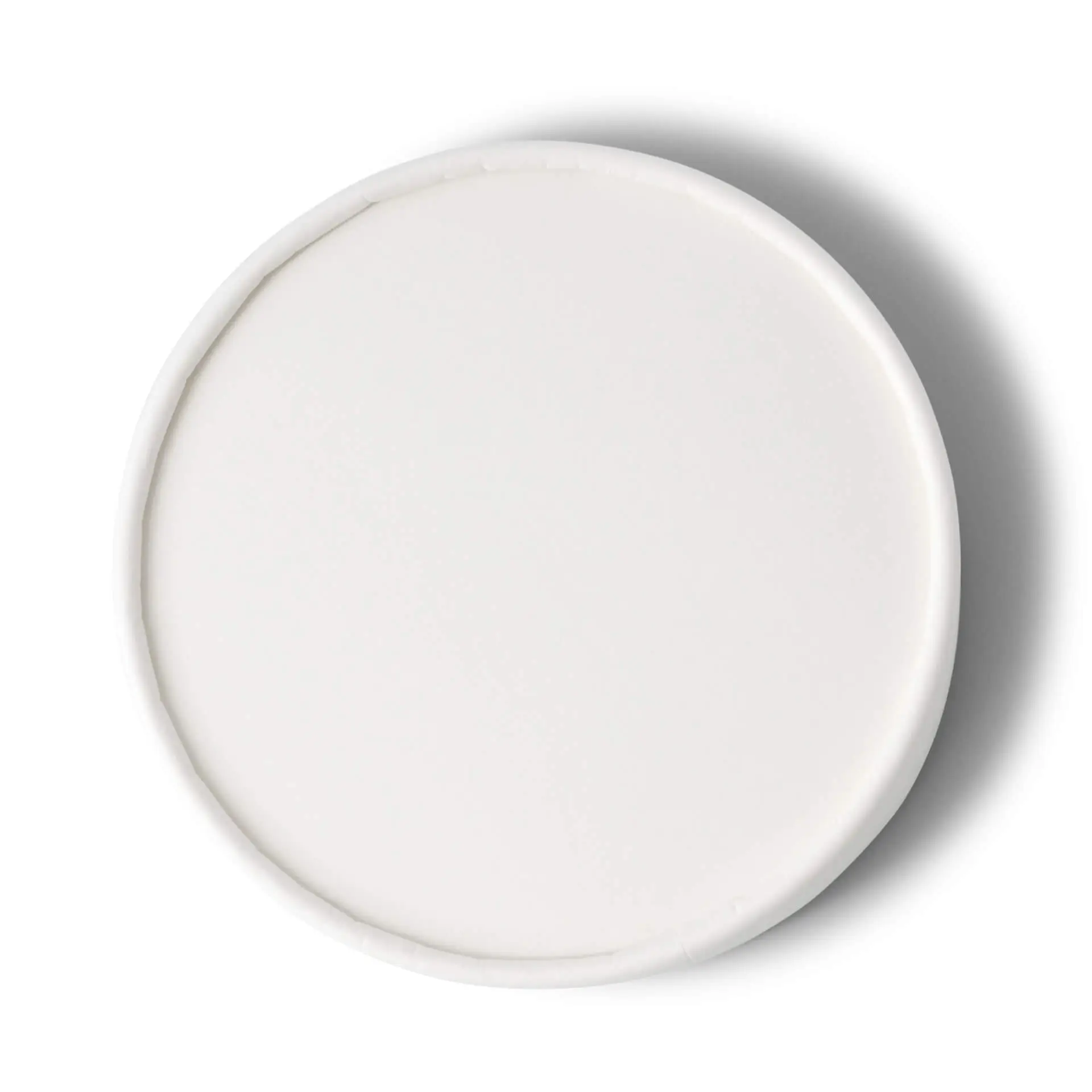 Cardboard-lids Ø 92 mm, white (for ice cream cups)