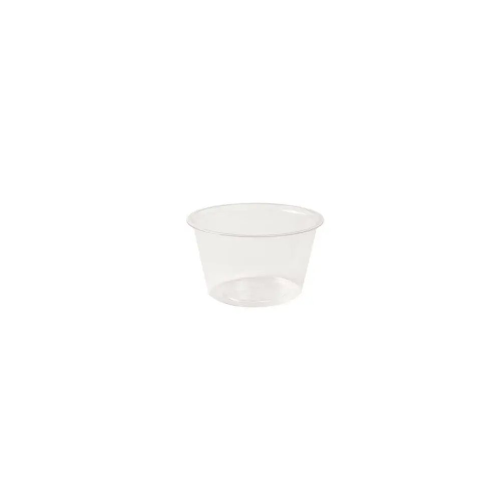 80 ml / 3 oz PLA portion cups, Ø 70 mm, clear