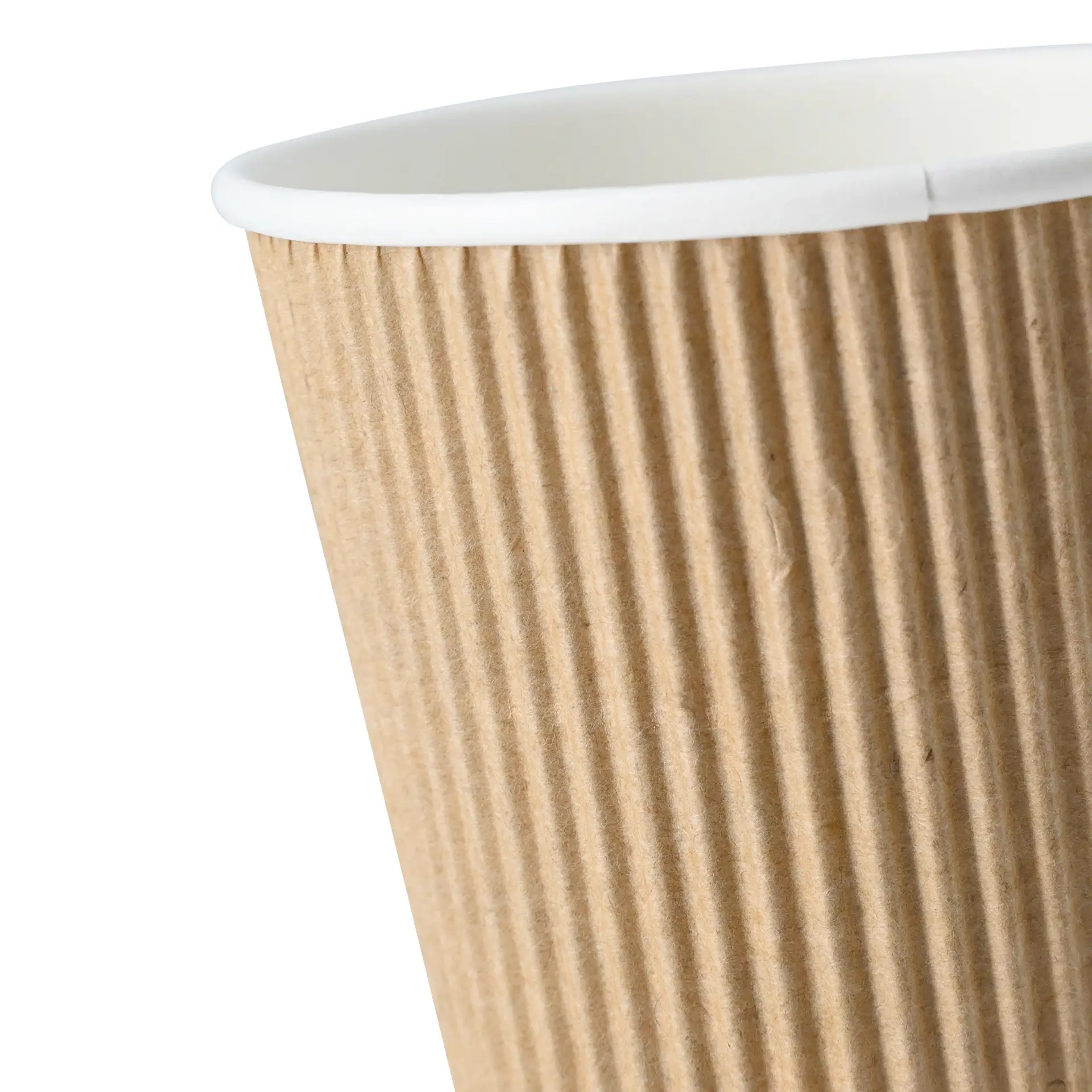 10 oz Ripple cup / Coffee Cups, Ø 90 mm, kraft