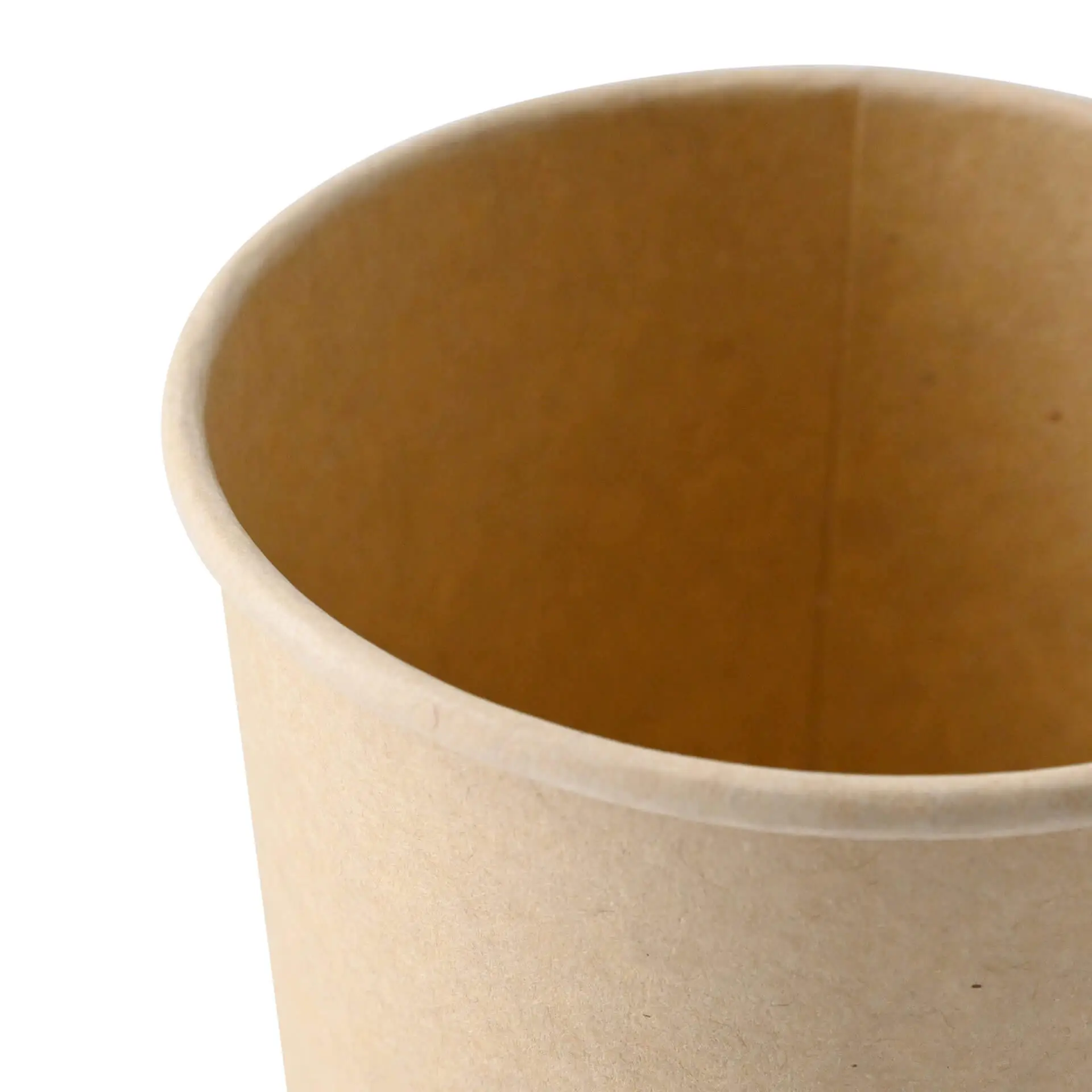 Soup cup to go made of cardboard 300 ml / 12 oz, Ø 90 mm, brown