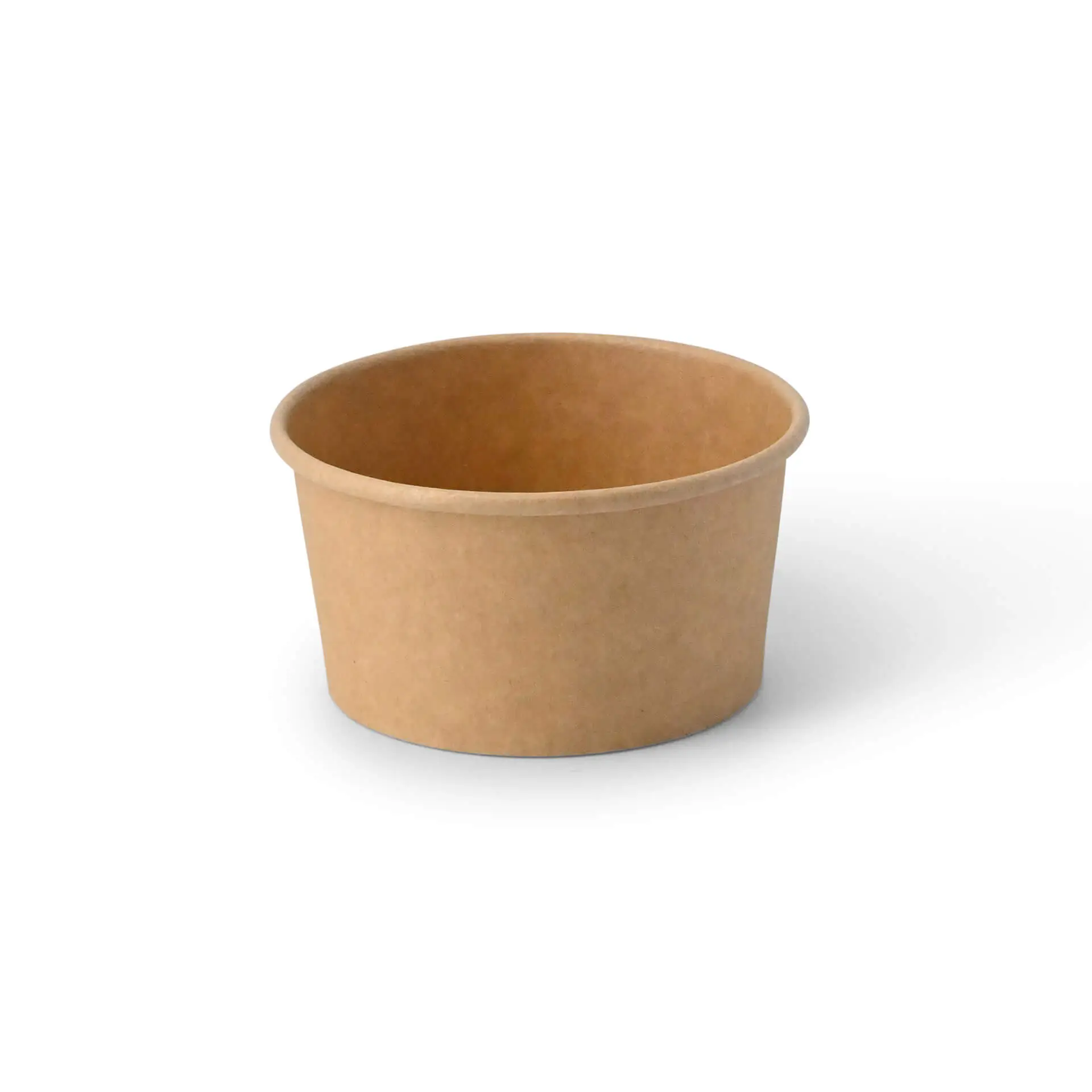 6 oz, max. 7,5 oz Paper-ice-cream cups S, Ø 92 mm, brown