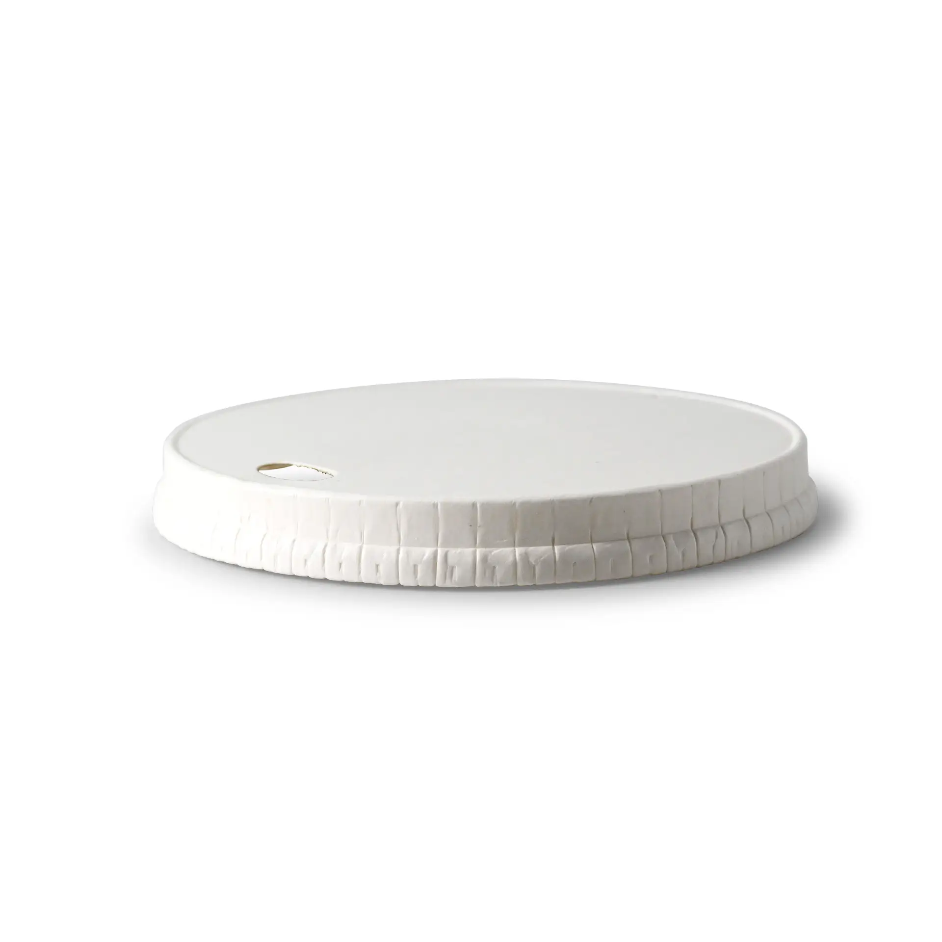 Paper lids Ø 90 mm, white, drink opening