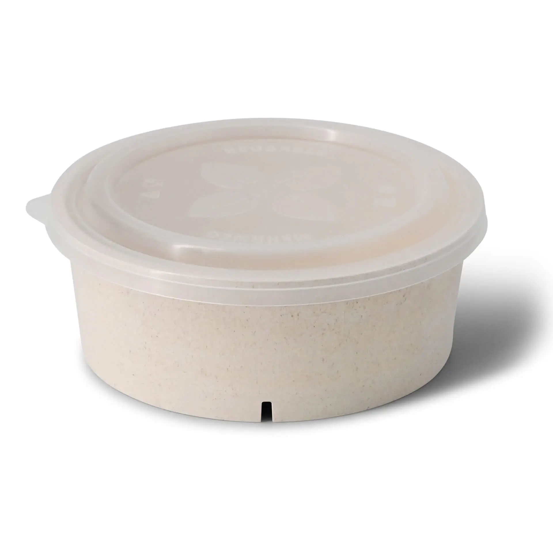 Reusable bowls "merways Bowl" 1000 ml, Ø 185 mm, cashew / creamy white