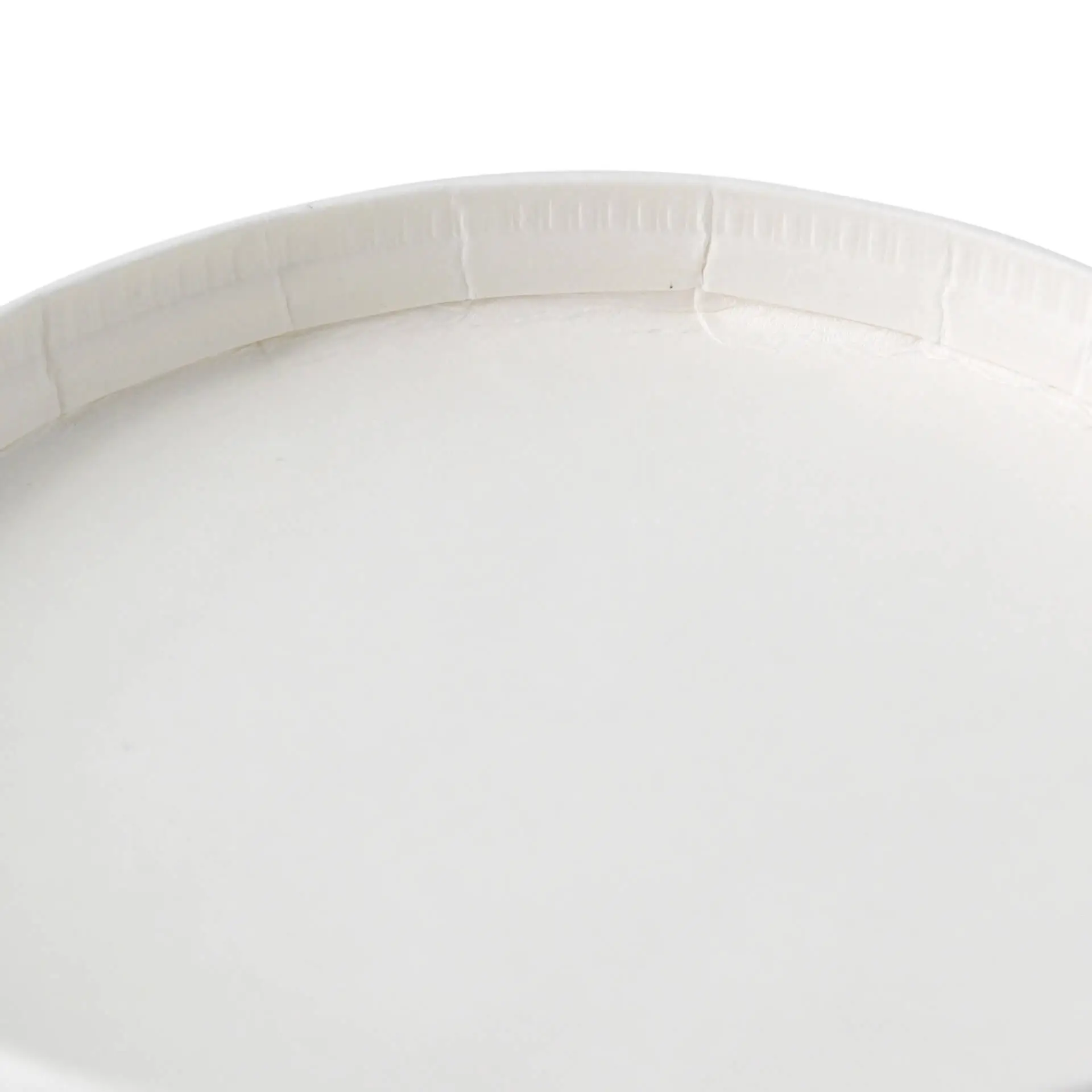 Cardboard-lids Ø 92 mm, white (for ice cream cups)