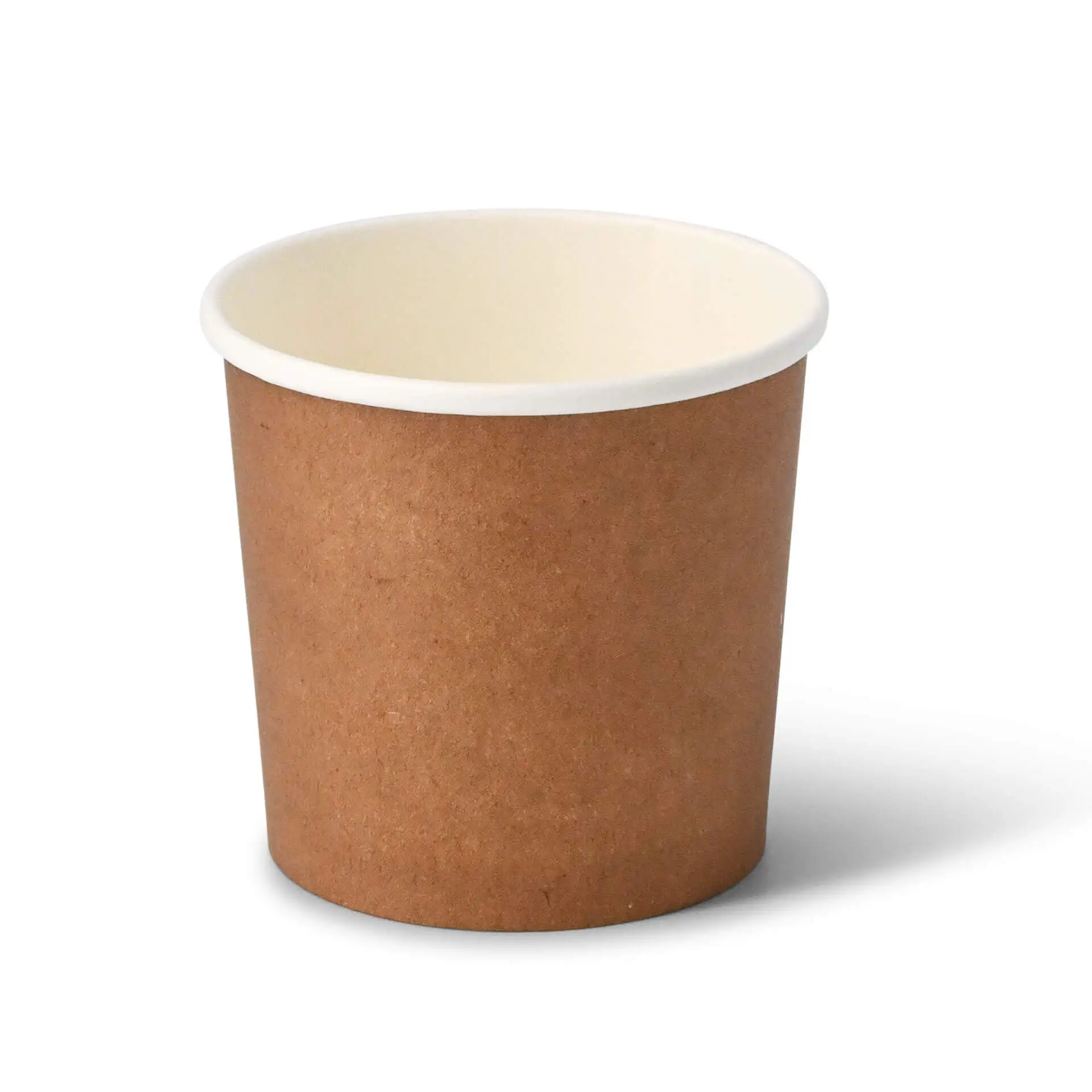 12 oz Cardboard Soup cups, Ø 91 mm, kraft, Icons