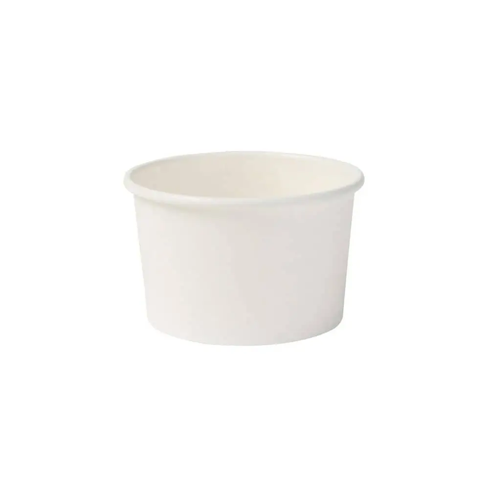 Ice cream cup made of cardboard, 75 ml, max. 130 ml, Ø 76 mm, brown