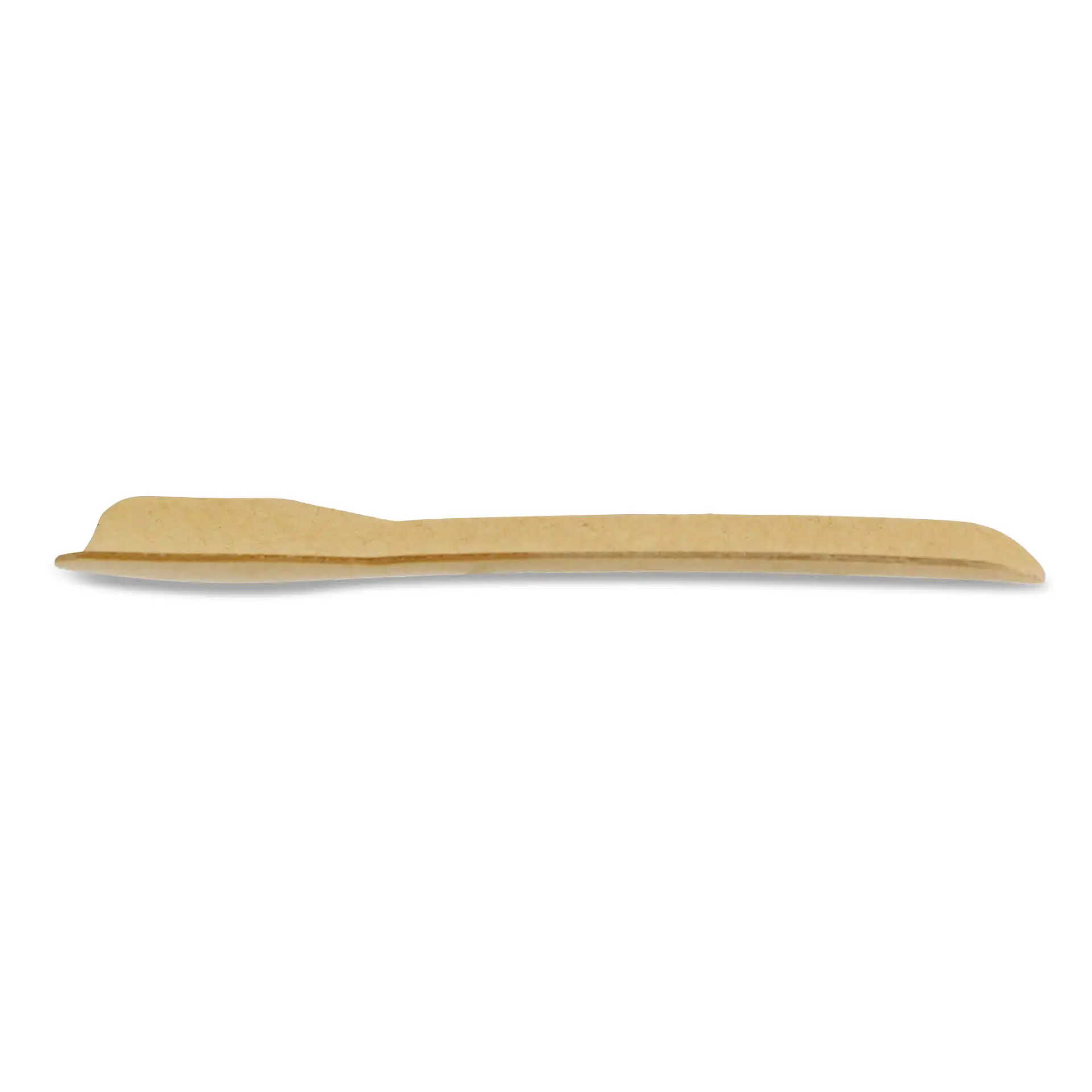 Paper ice cream spoon, 9.5 cm, brown