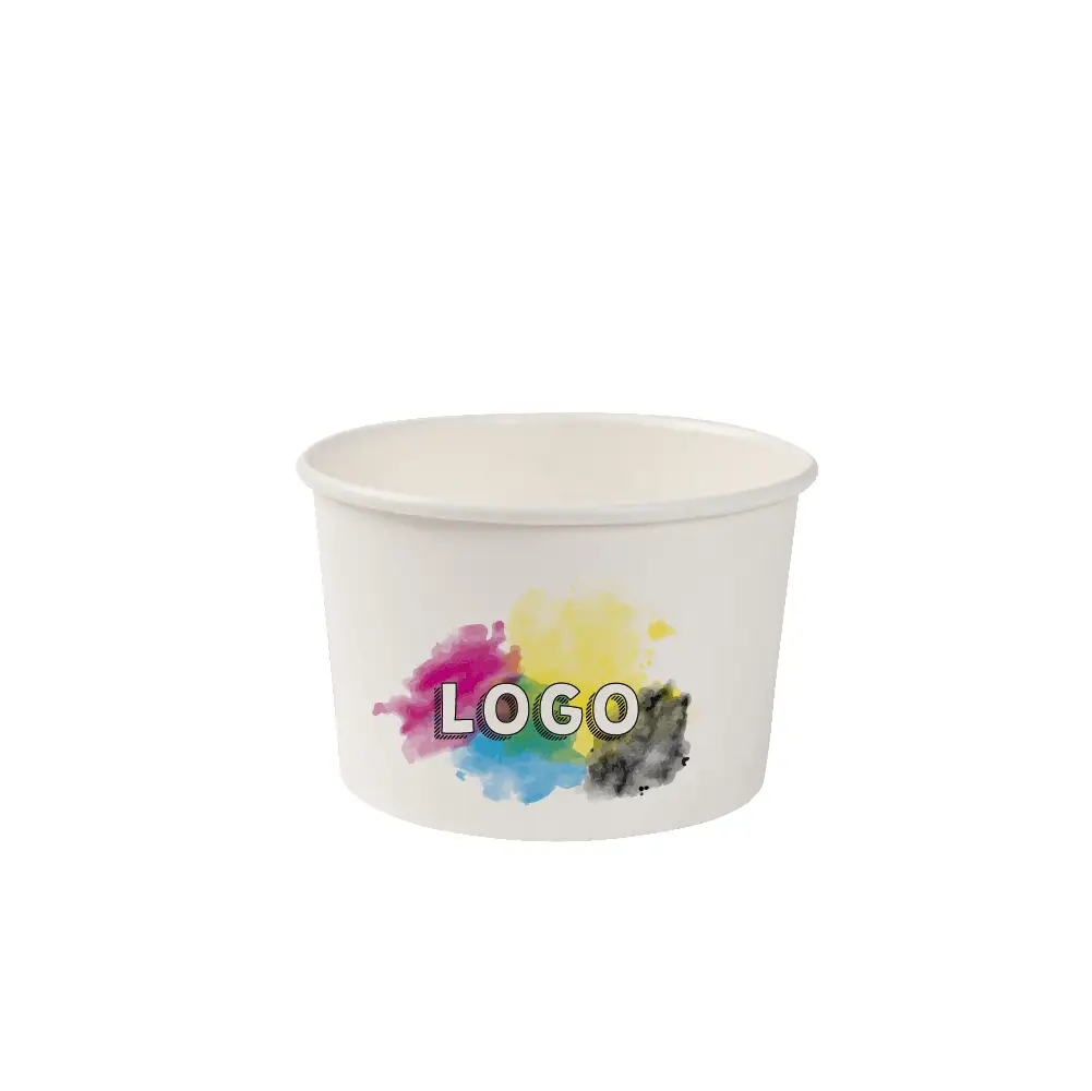 Ice cream cup printing, 6 oz, matt