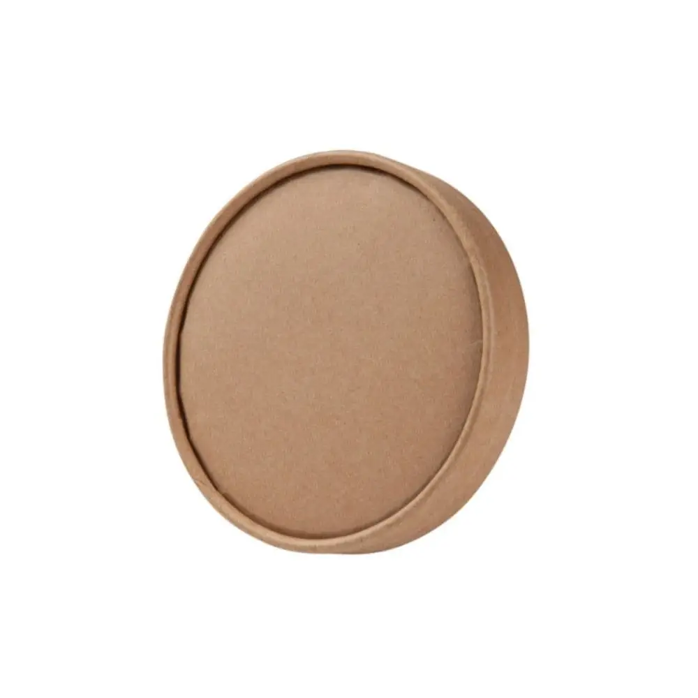 Cardboard lids Ø 95 mm, kraft, PLA-coated