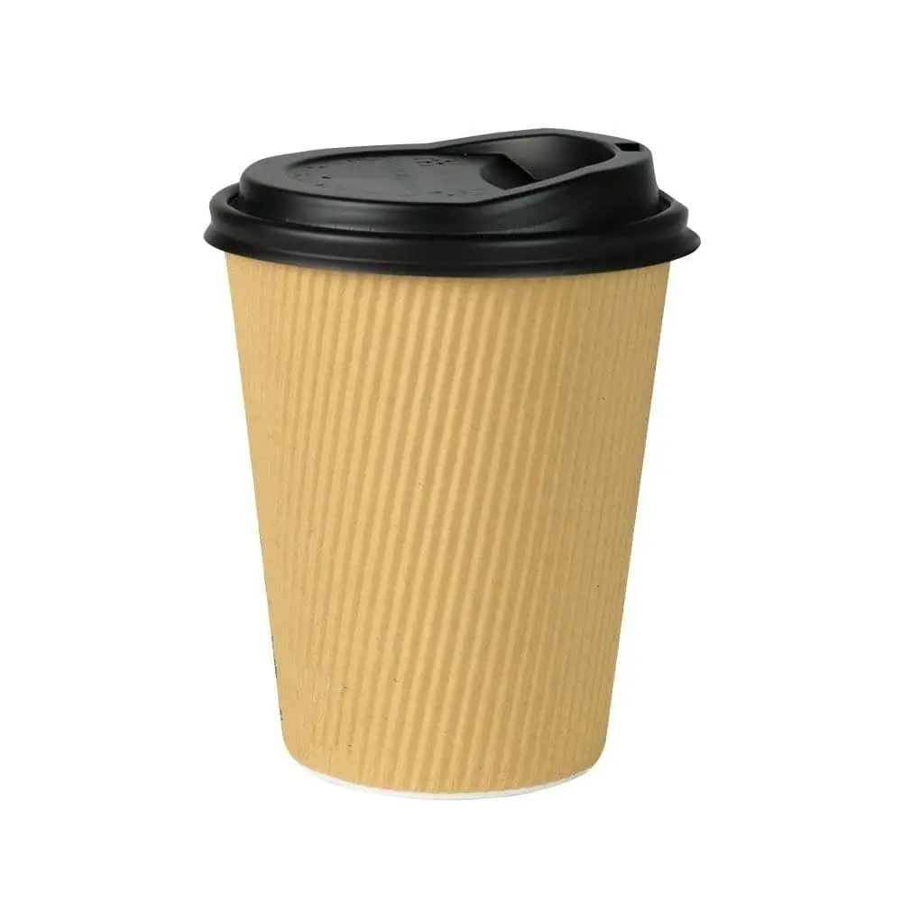 12 oz Ripple cup / Coffee Cups, Ø 90 mm, kraft