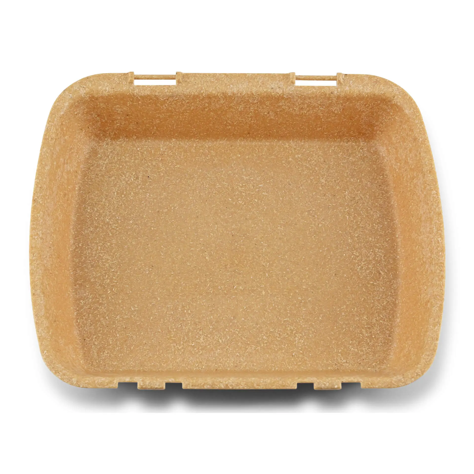 Reusable menu-containers merways-Box 24,5 x 20 x 4,5 cm, HP4, caramell / brown