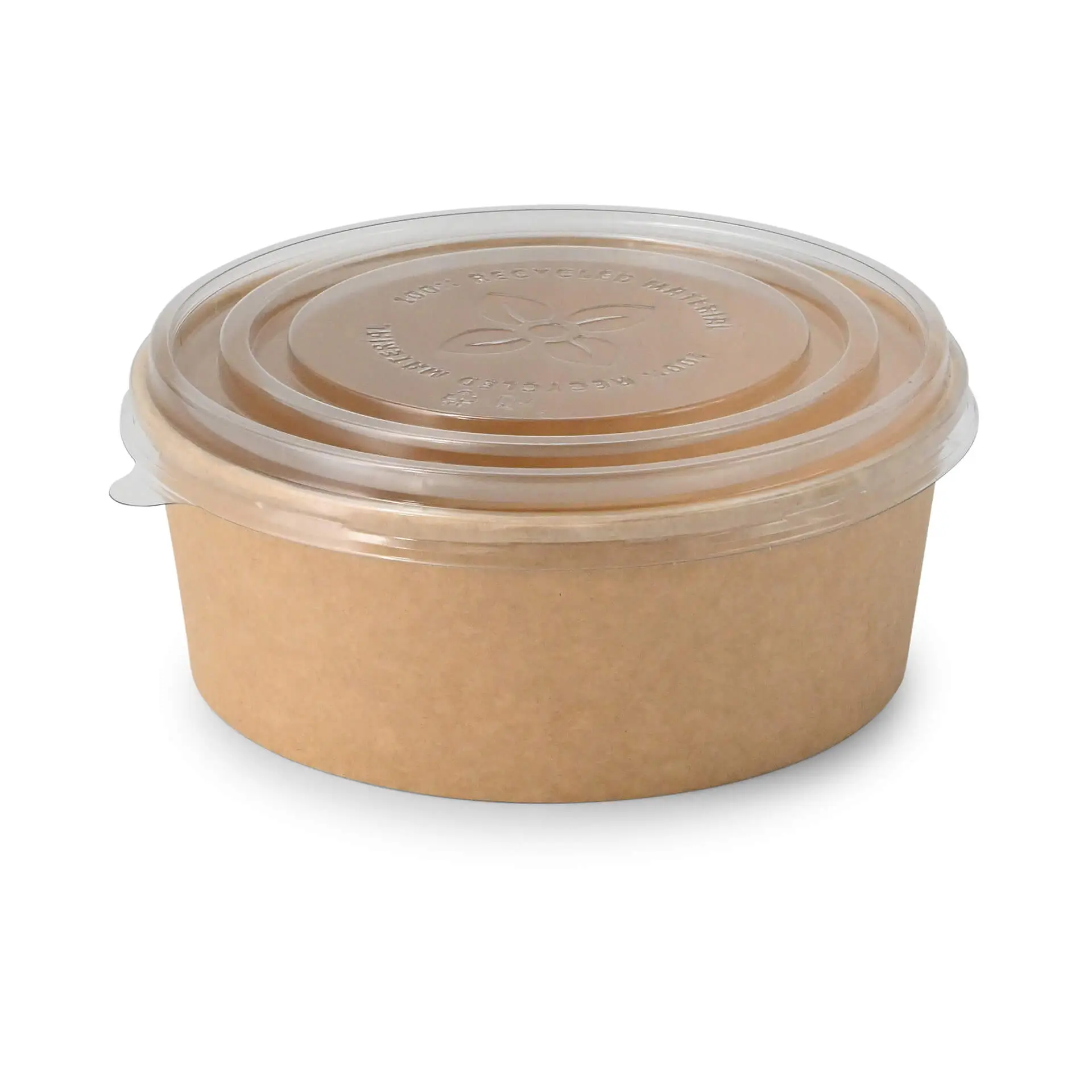 Cardboard-bowls 1000 ml, Ø 185 mm, brown, round