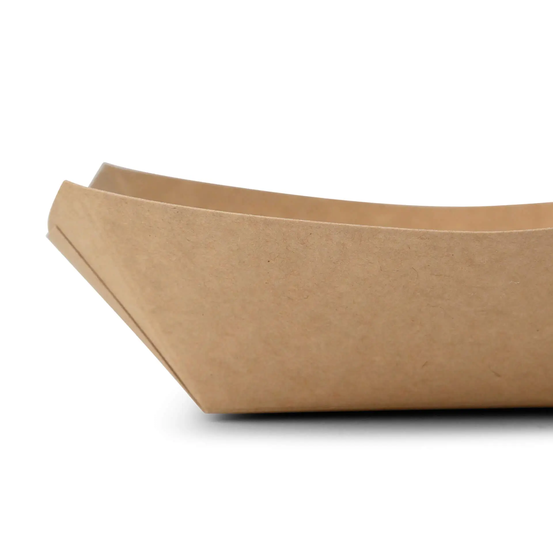 Cardboard-snack trays 200 ml, 13 x 10 x 3 cm, brown