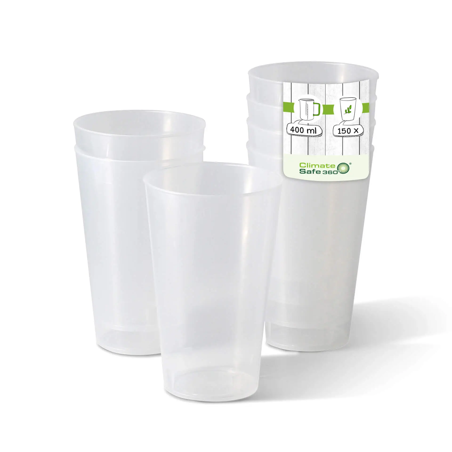 14 oz,  Ø 85 mm Reusable cup PP, transparent