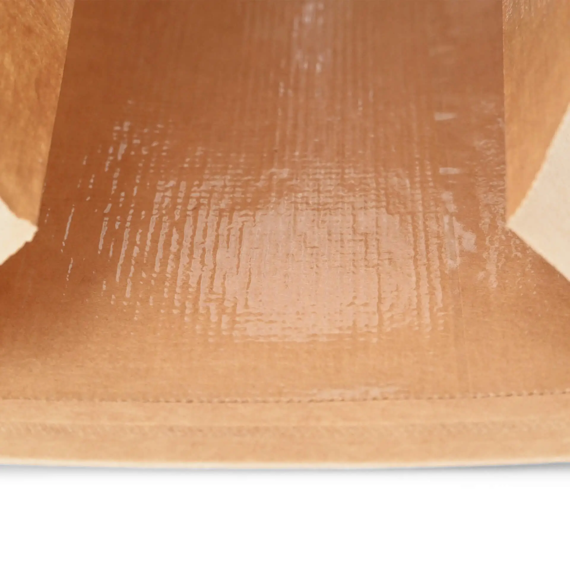 Block bottom bags with window M, 11.5 x 7 x 24,5 cm, PP-foil, brown, tin tie, kraft paper