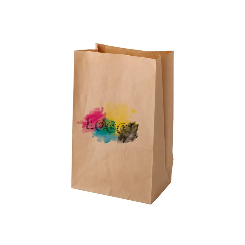 Paper bag custom printing M 22 x 12 x 36 cm kraft