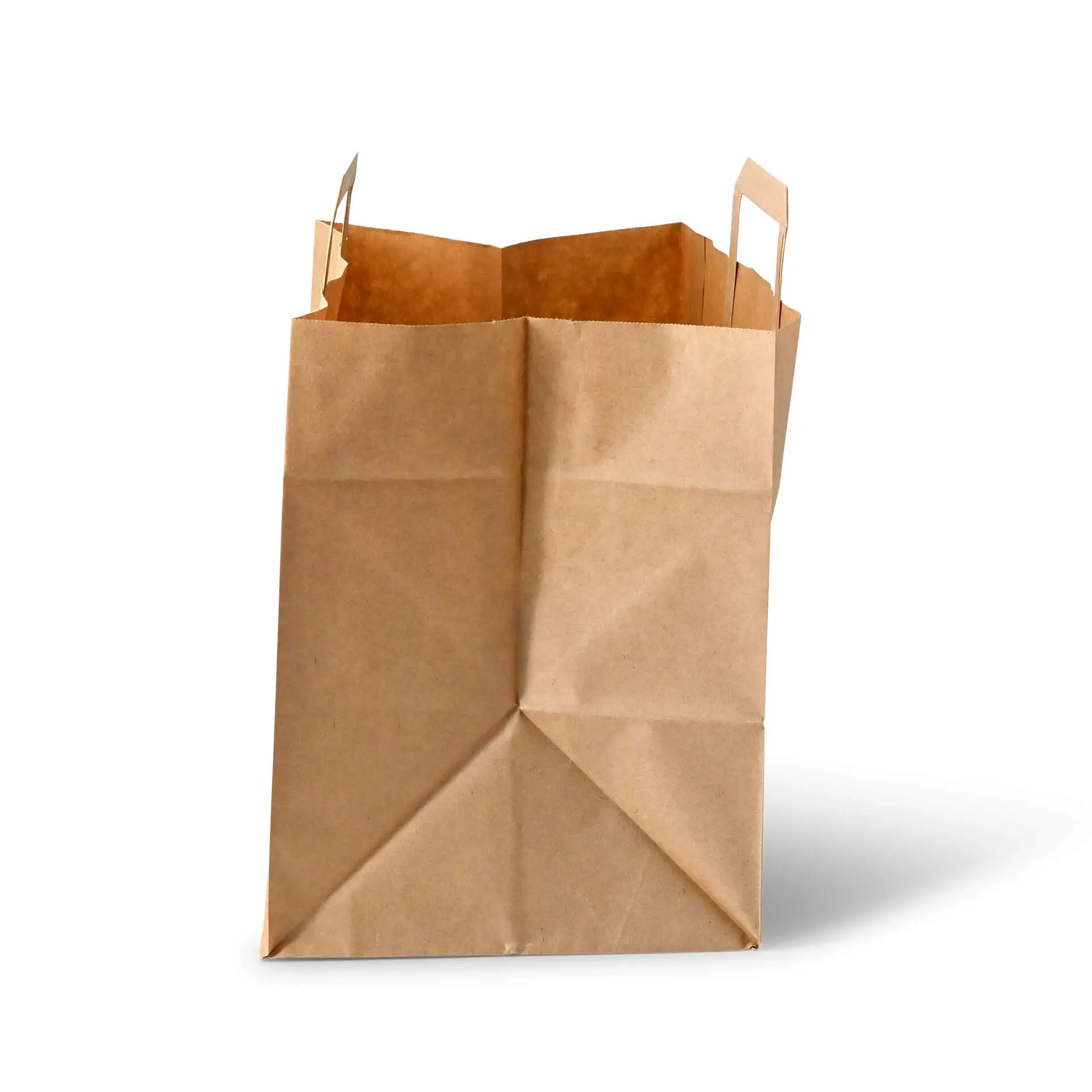 Recycling paper-carrier bags XXL, 32 x 21 x 27 cm, brown