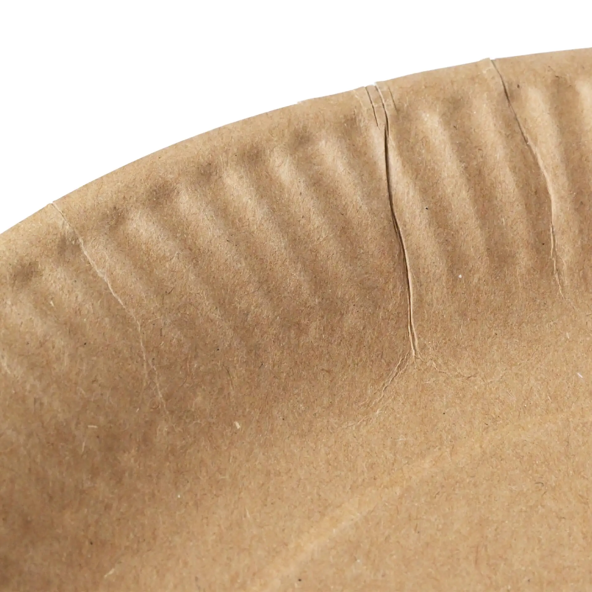 Paper plates Ø 23 cm, brown, round