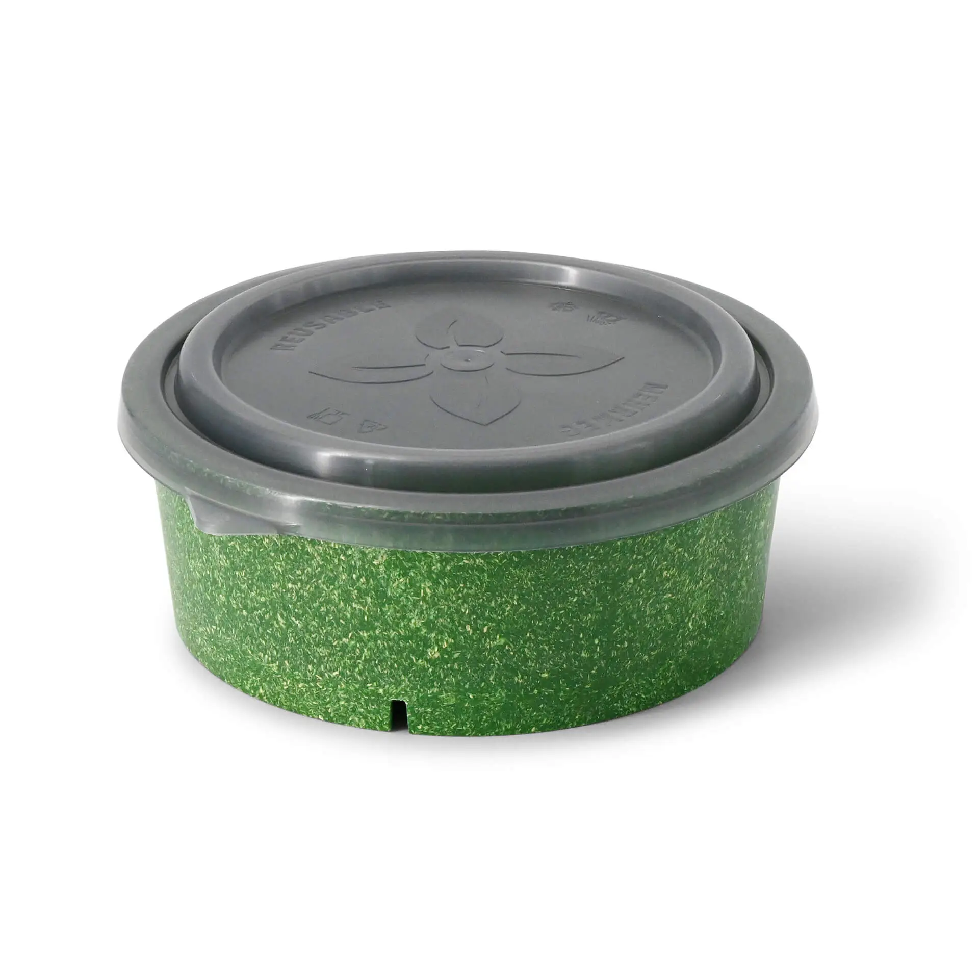 Reusable bowls "merways Bowl" 1000 ml, Ø 185 mm, spinach / dark green