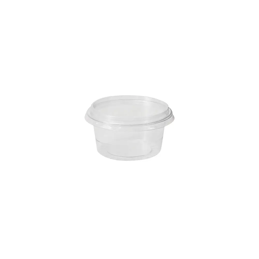 100 ml / 3.5 oz rPET portion cups, Ø 75 mm, transparent