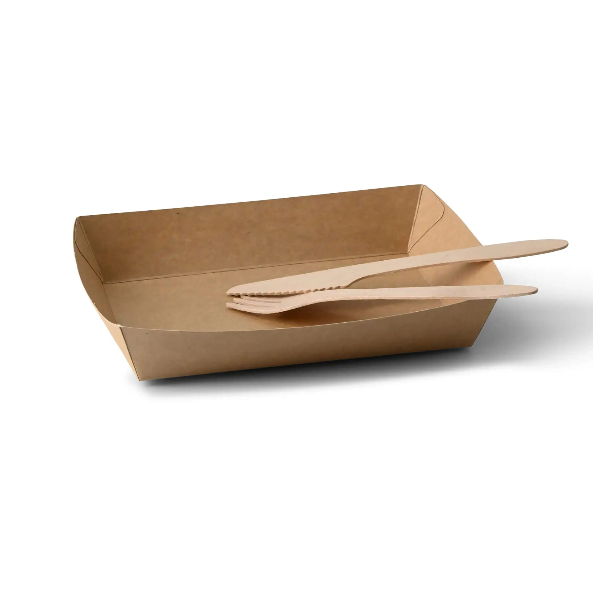 Cardboard-trays 750 ml, brown