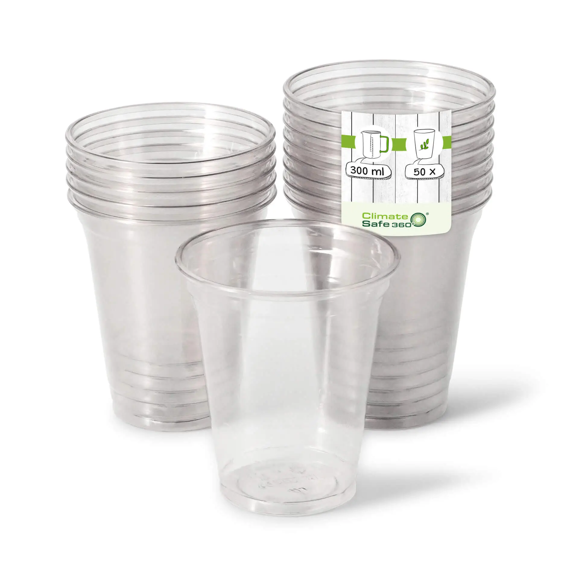 12 oz rPET clear cups, Ø 95 mm