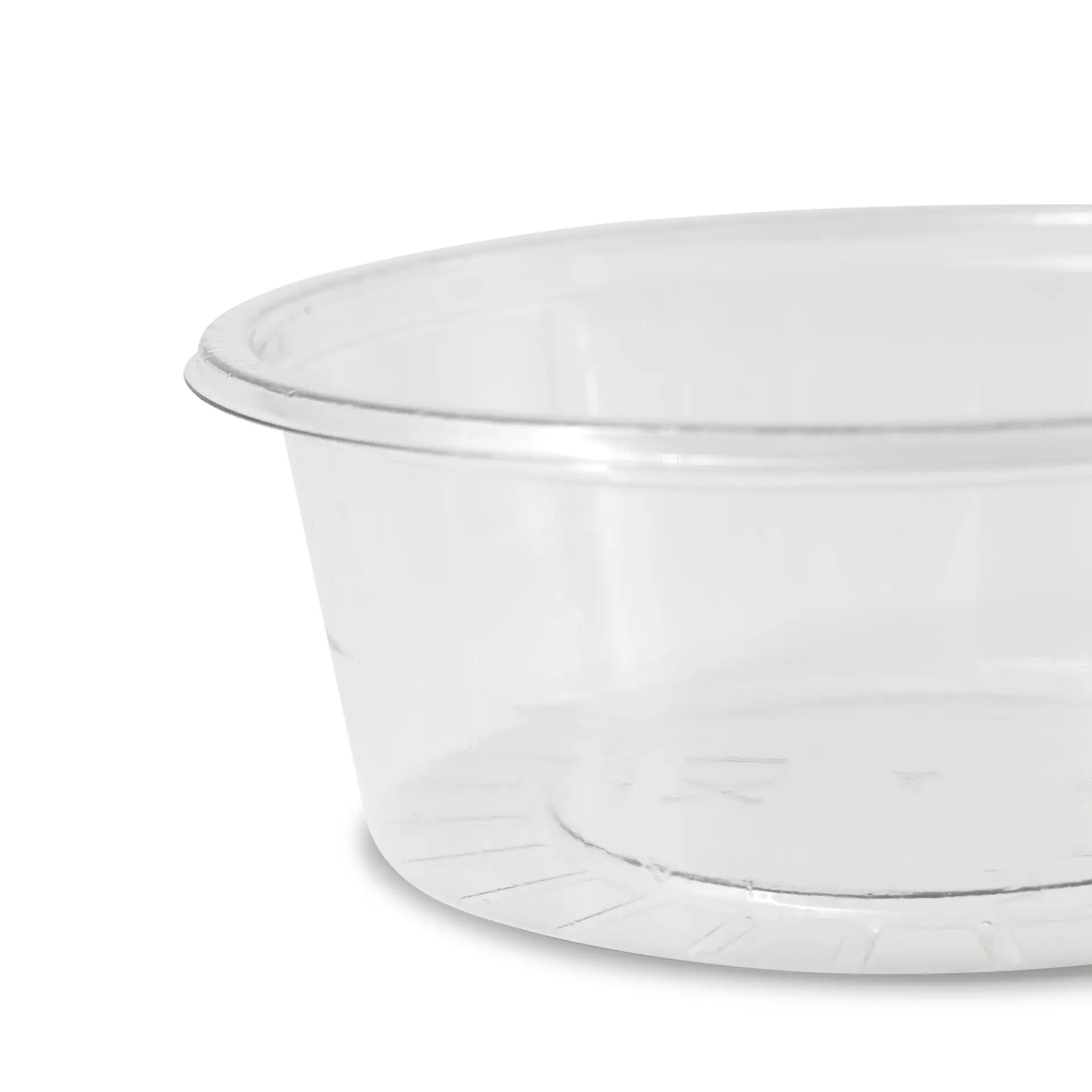 80 ml / 3 oz rPET portion cups, Ø 75 mm, transparent