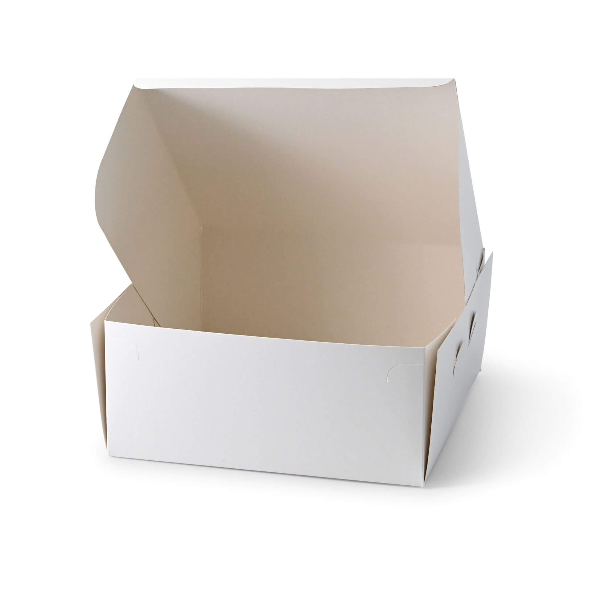 Torten-Kartons M, 23 x 23 x 10 cm, weiß