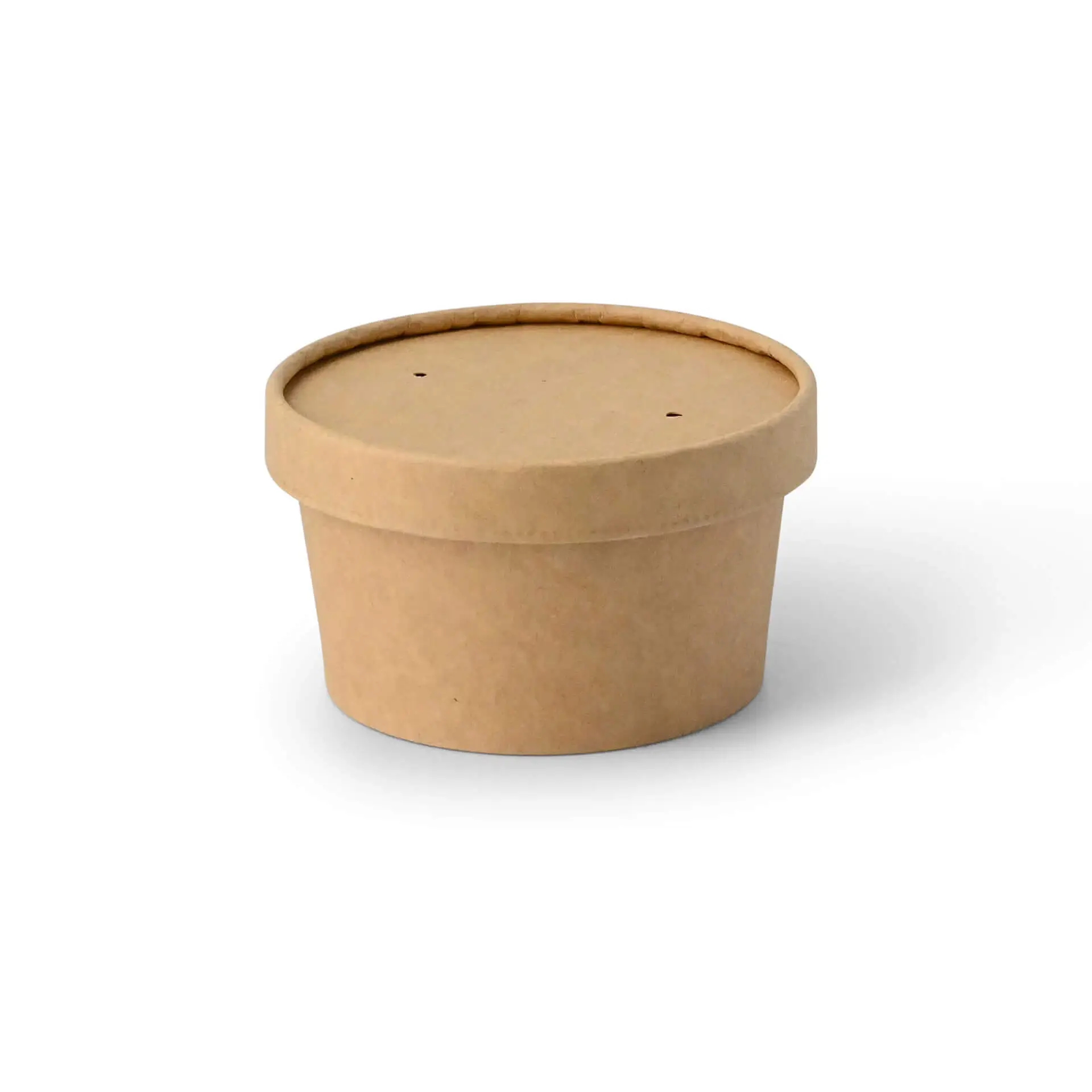 6 oz, max. 7,5 oz Paper-ice-cream cups S, Ø 92 mm, brown