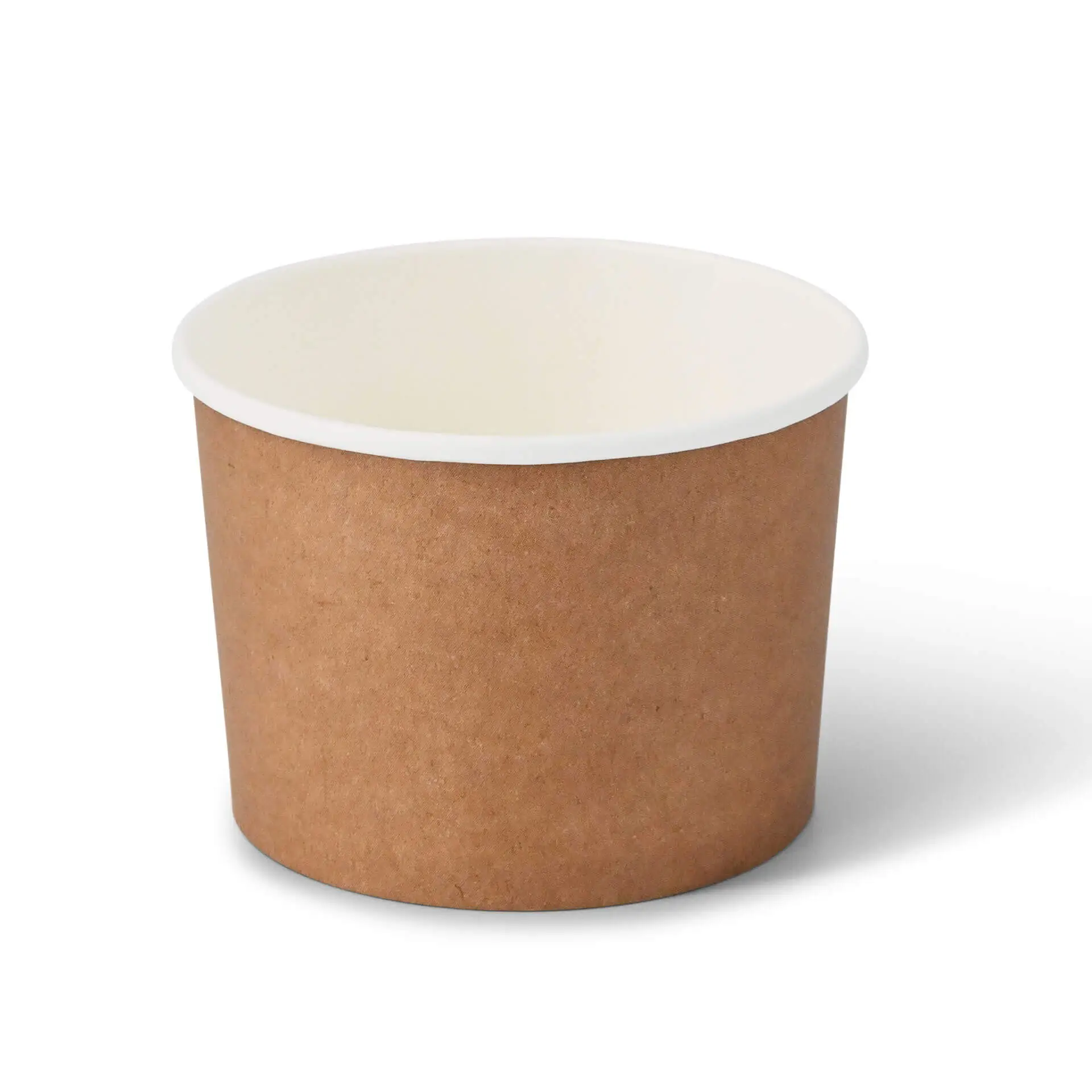 21 oz Cardboard Soup cups, Ø 114 mm, kraft, Icons