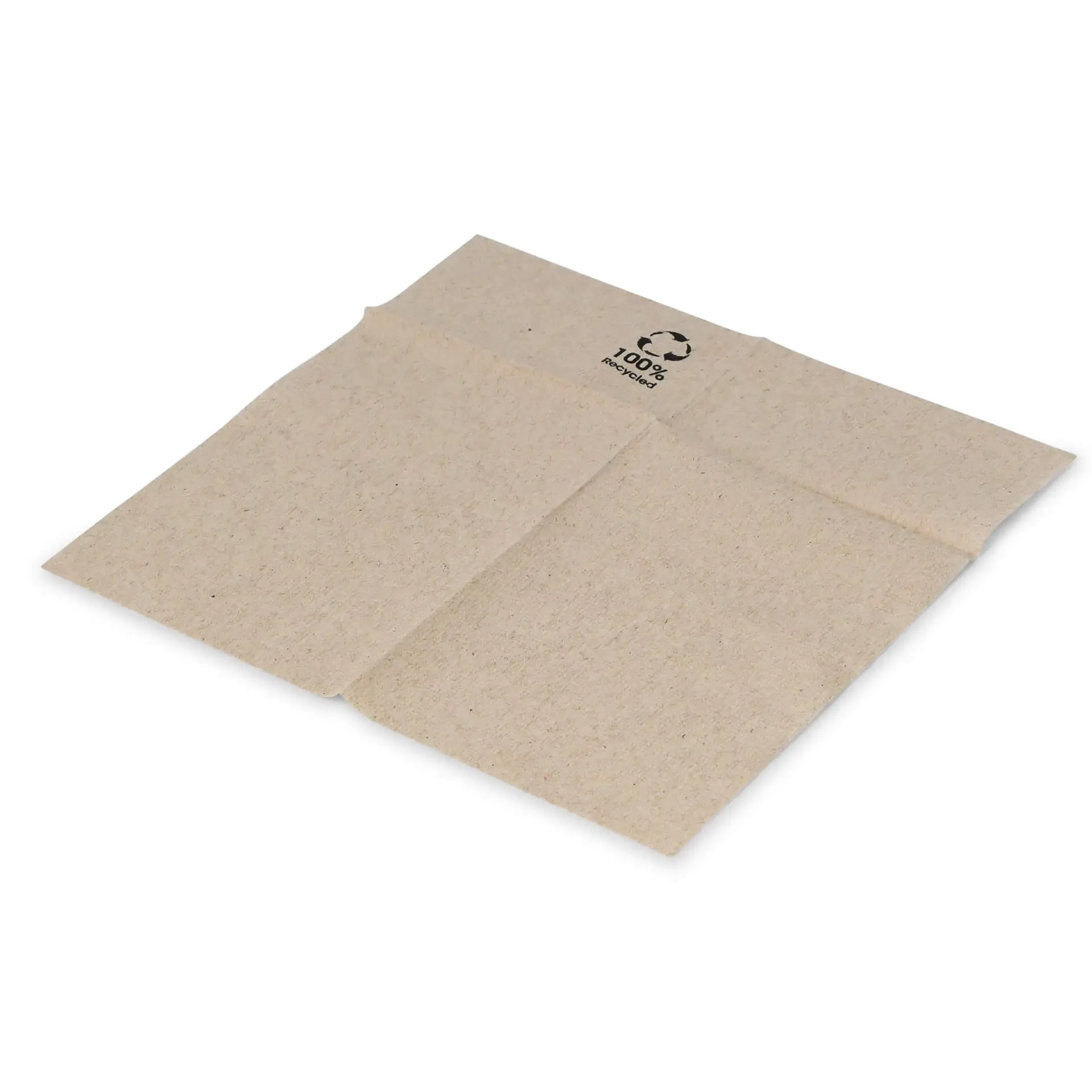 rPaper-Ice cream napkins 12 x 8.5 cm, 1-ply, folded, unbleached