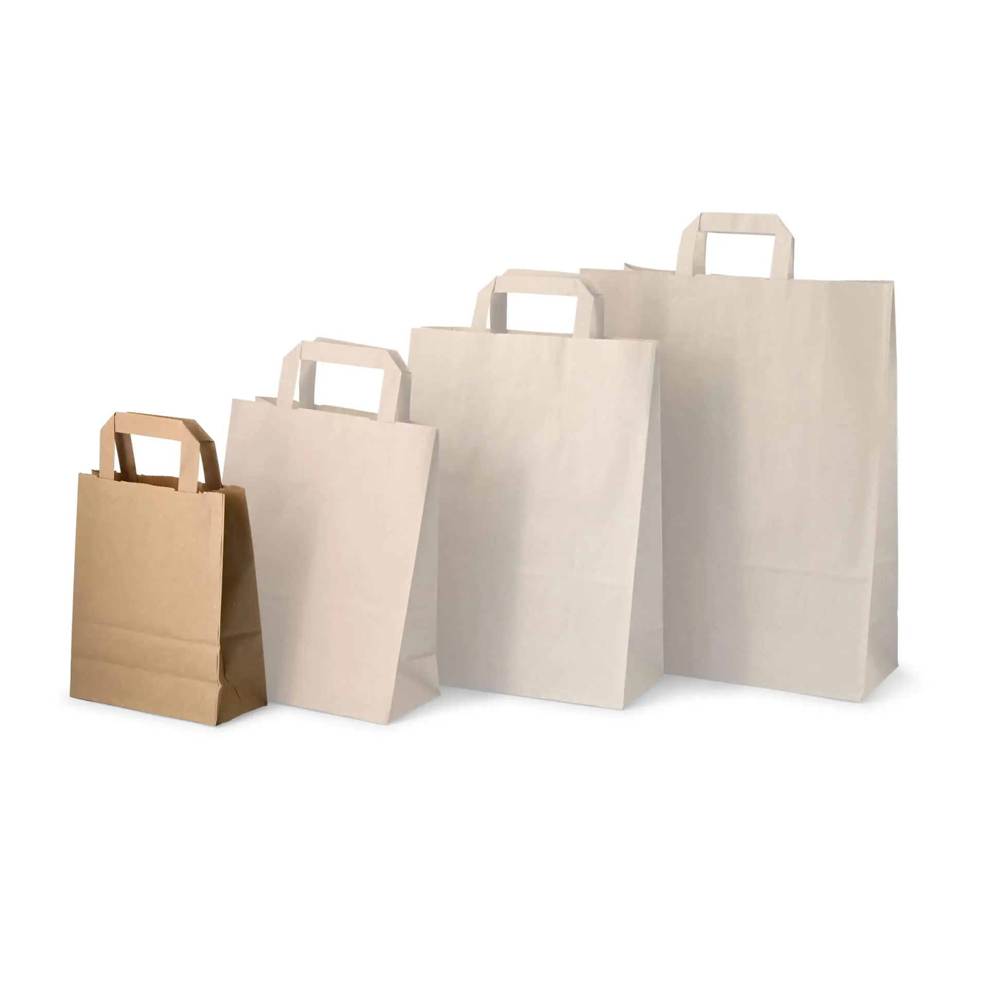 Recycling paper-carrier bags S, 18 x 8 x 22 cm, brown