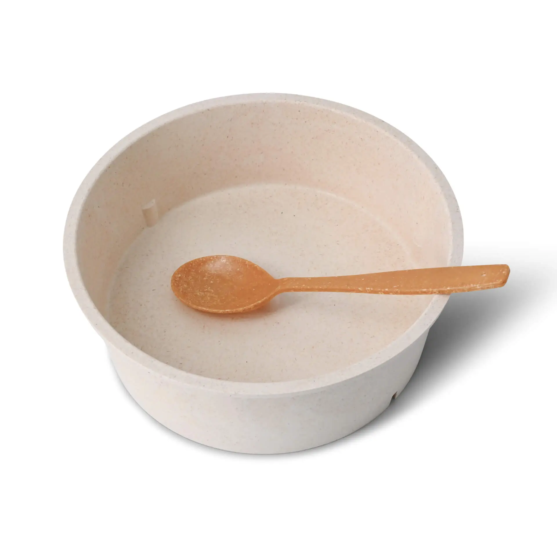 Mehrweg-Schalen "merways Bowl" 1000 ml, Ø 185 mm, Cashew / creme-weiß